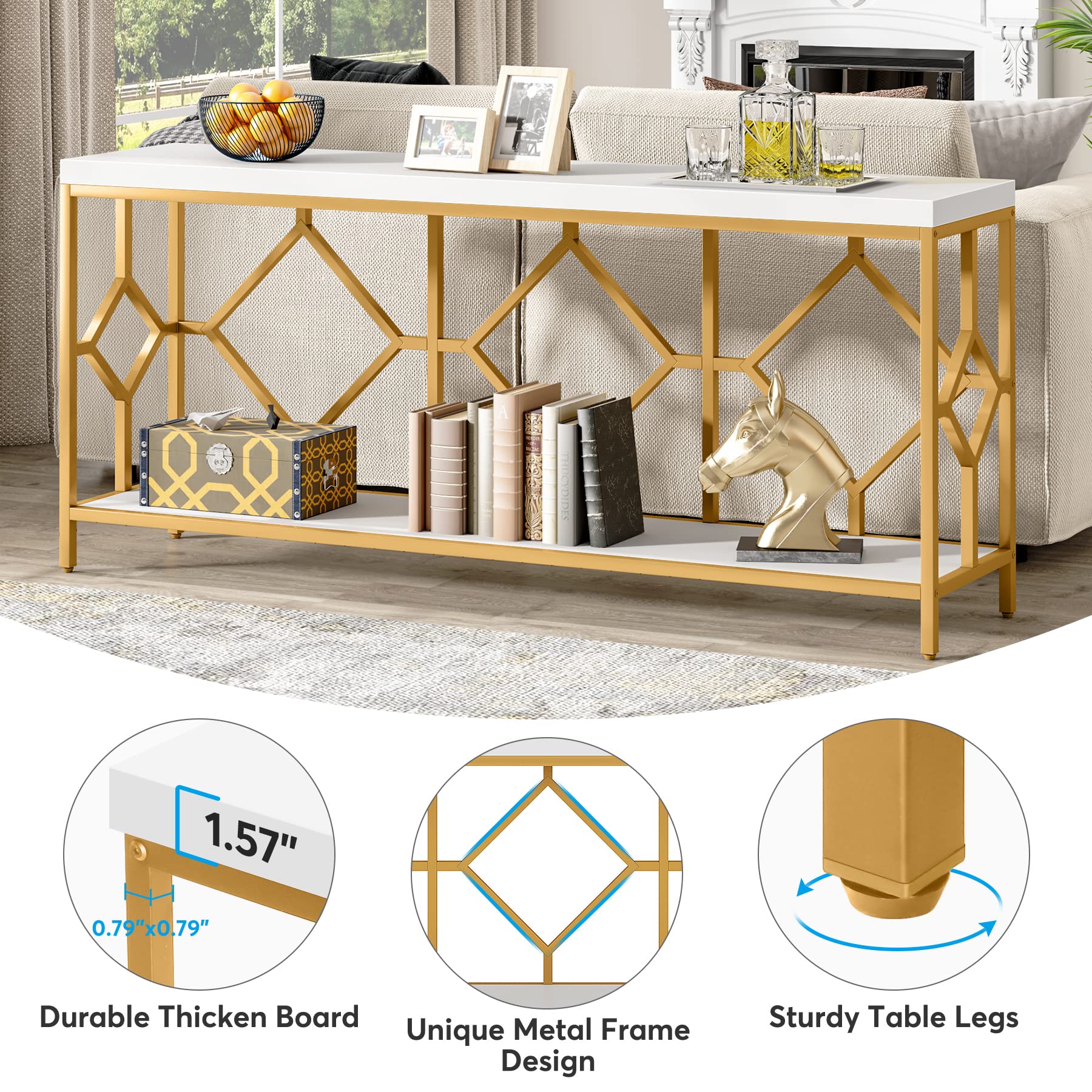Fnova LWTJ-F1913 Console-Sofa-Tables - View #3