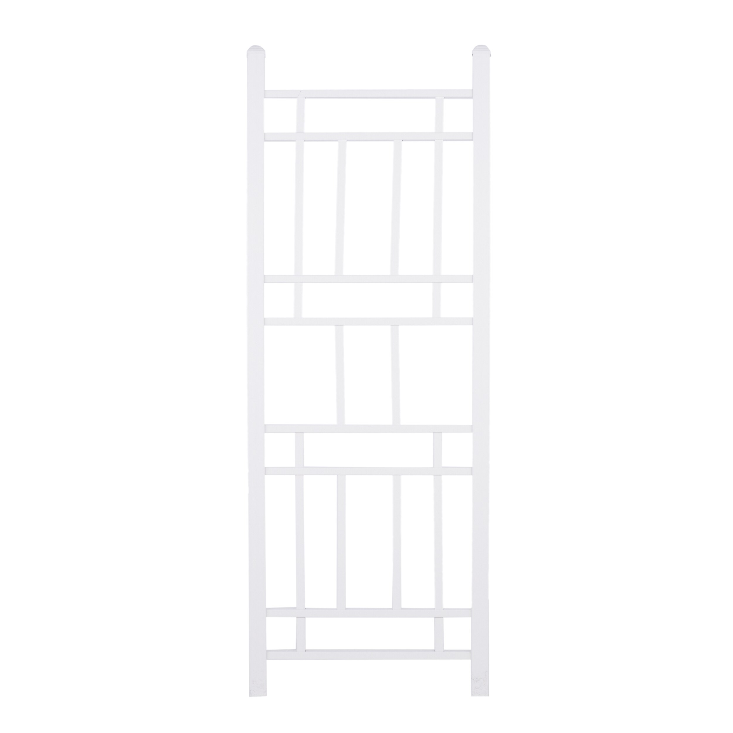 DuraTrel 28-in W x 75-in H White Vinyl Traditional Garden Trellis in ...