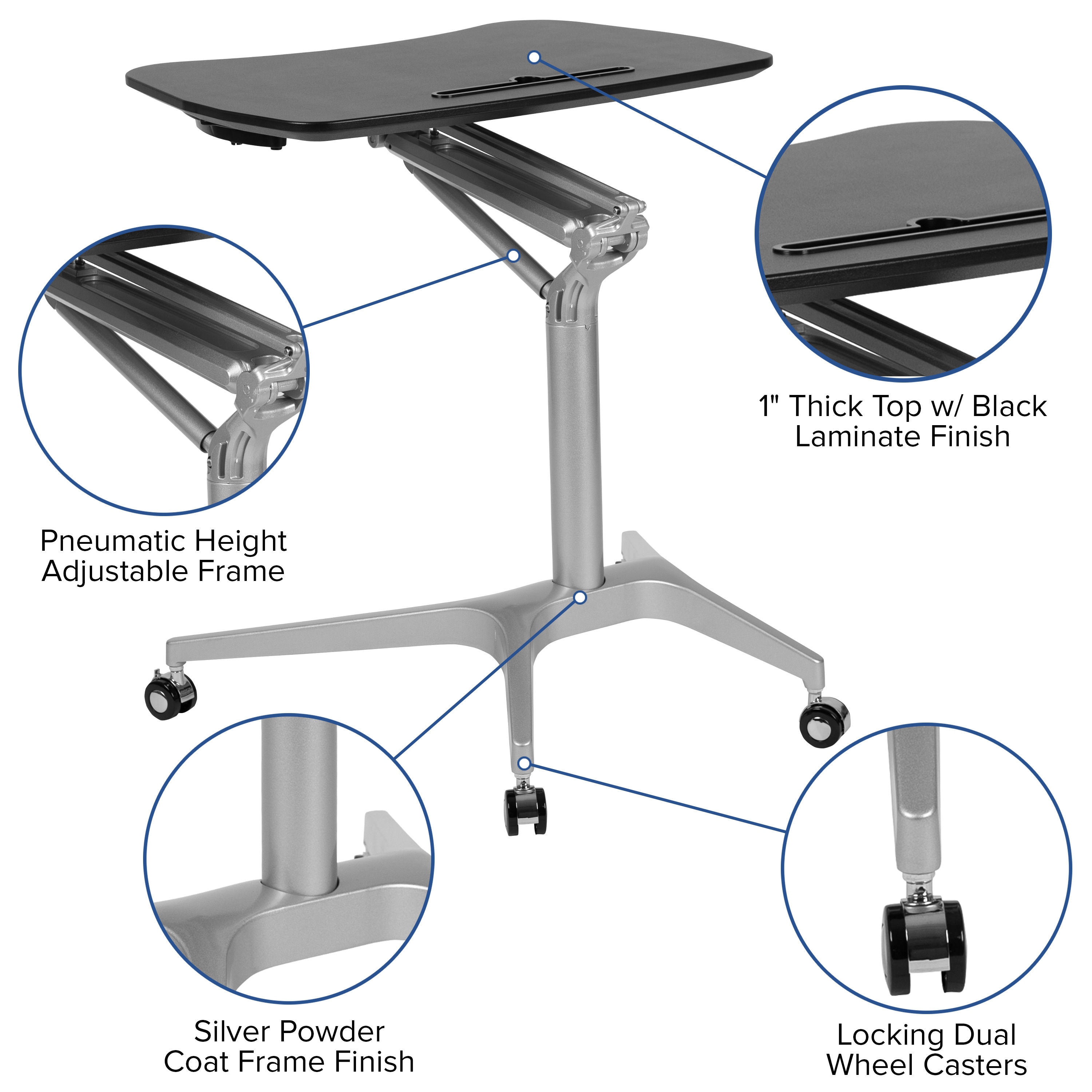 Flash Furniture 889142668220 desks - View #5