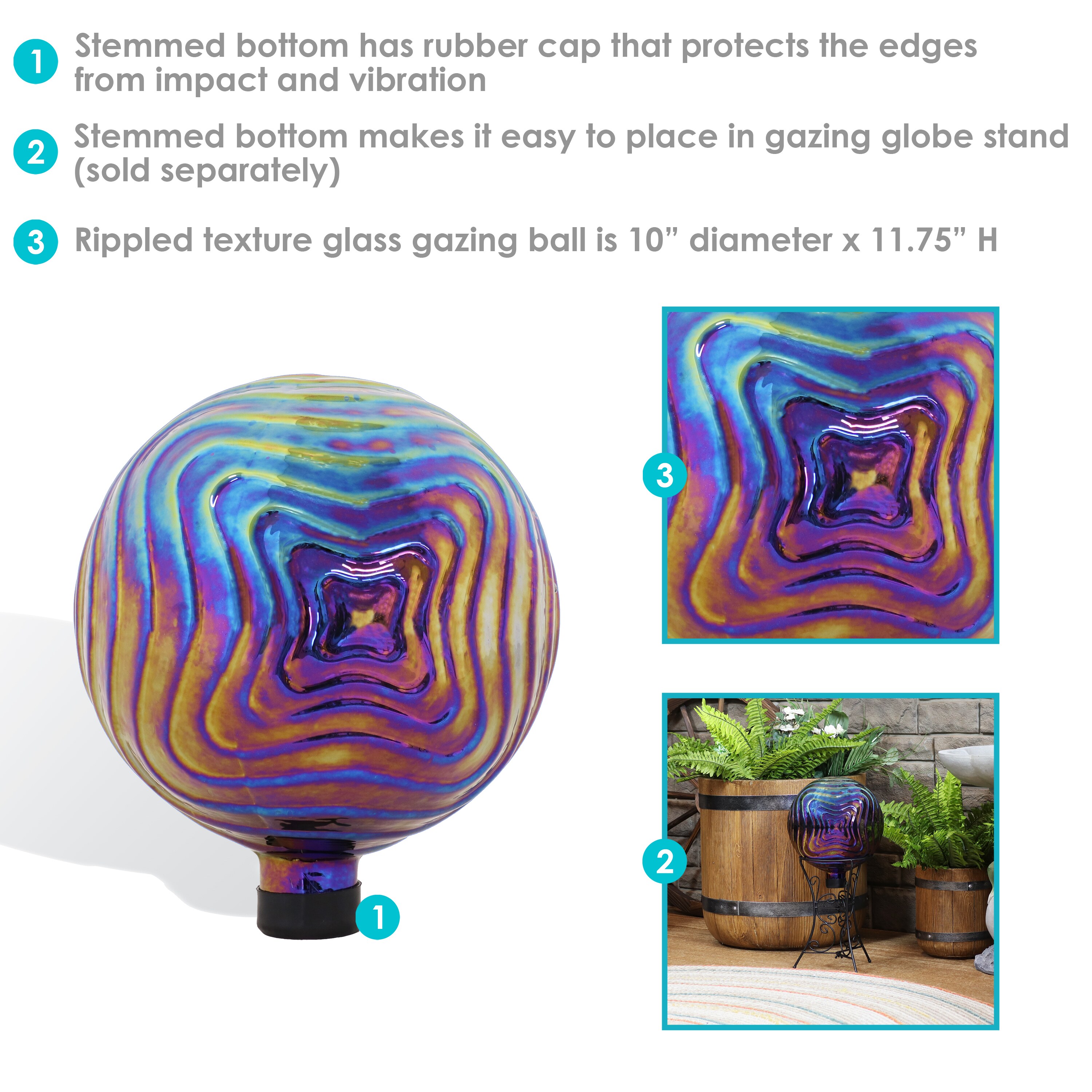 Sunnydaze Decor ZIB-263 Gazing-Ball-Stand - View #4