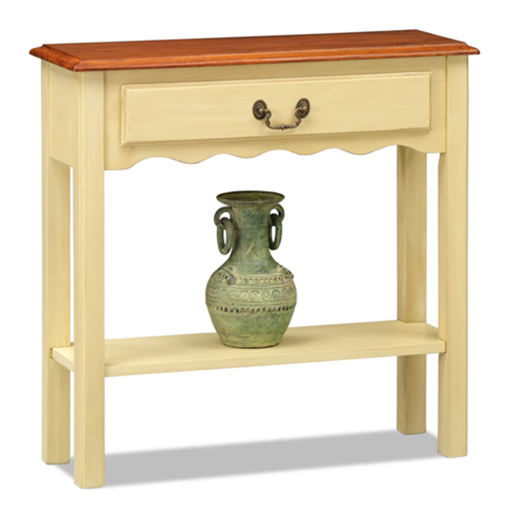 Leick Home 9021-IV Favorite Finds Casual Brown Cherry Console table