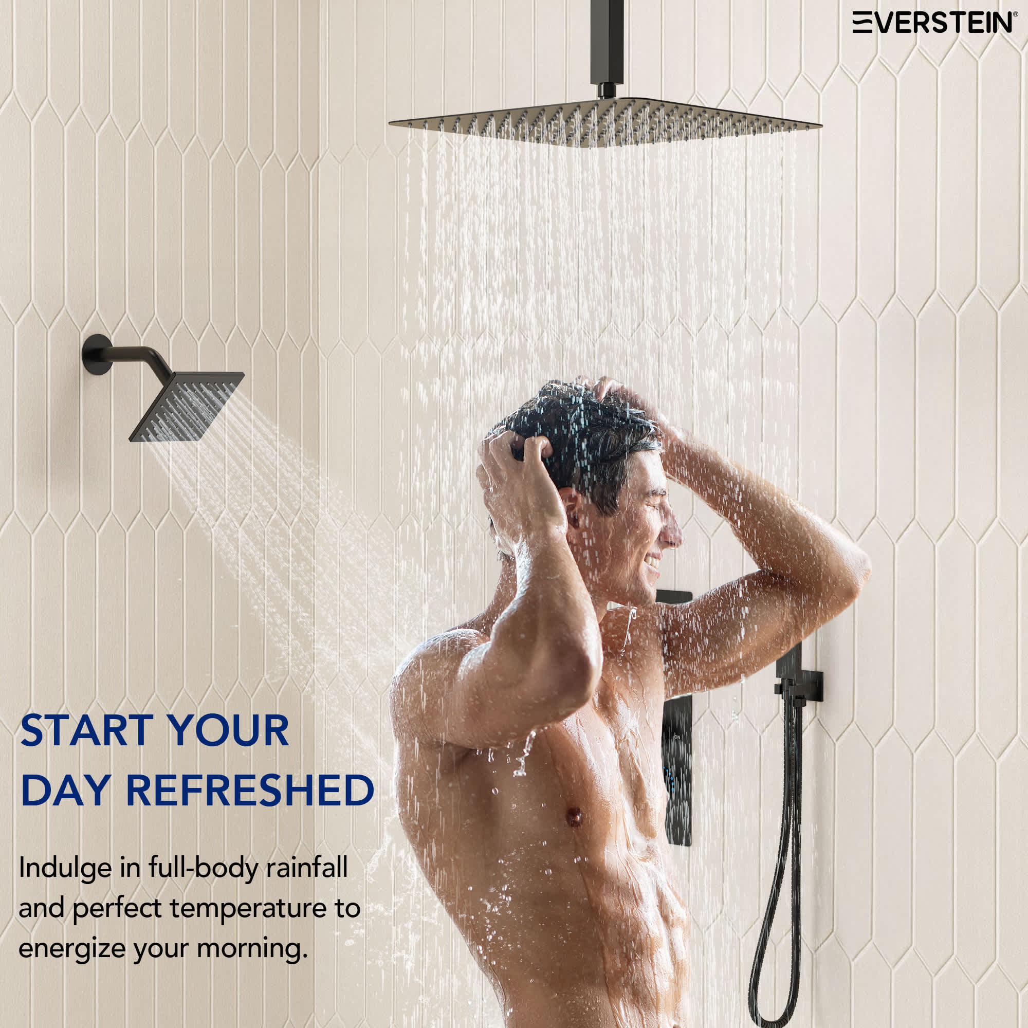 EVERSTEIN SFS-1061-BK16 Tub-Shower-Faucets - View #4