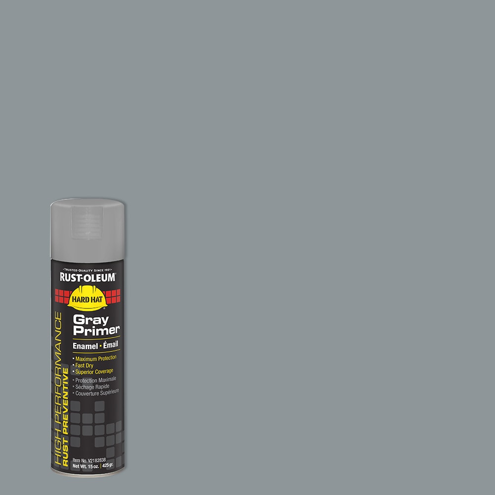 Rust-Oleum V2182838 High Performance Flat Gray Primer (NET WT. 15-oz