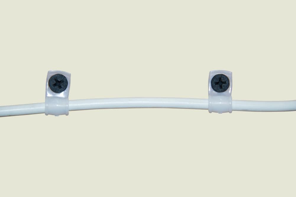 Gardner Bender PPC-1550 Plastic Clamp, 1/2 inch - 12 clamps