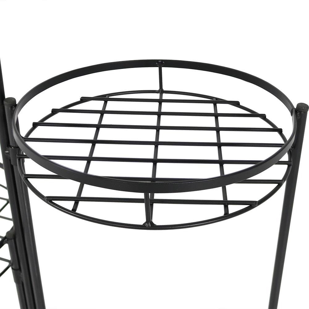 Black Iron 3-Tiered Indoor/Outdoor Plant Stand Set