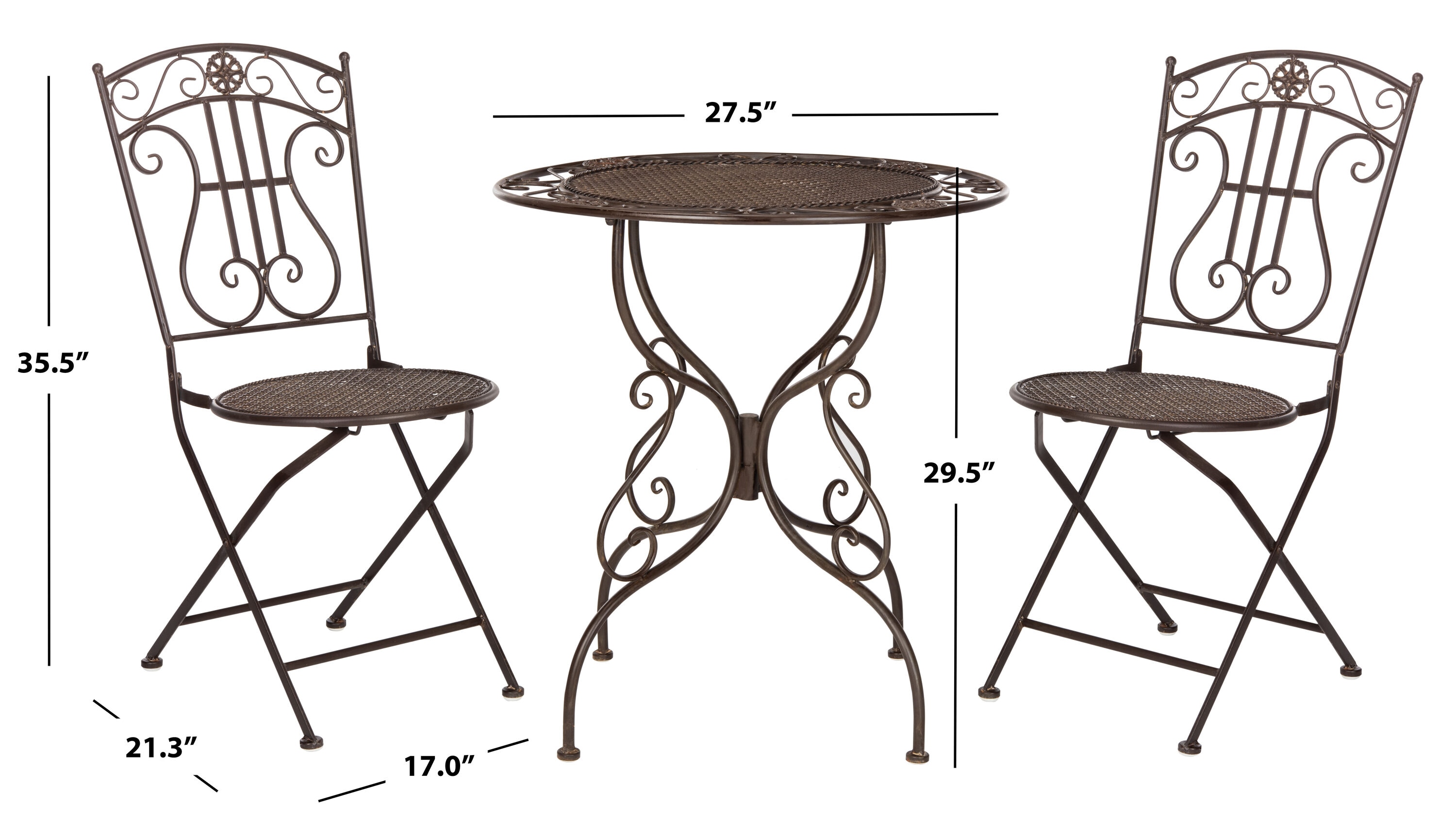 Safavieh PAT5028B Patio-Dining-Sets - View #3