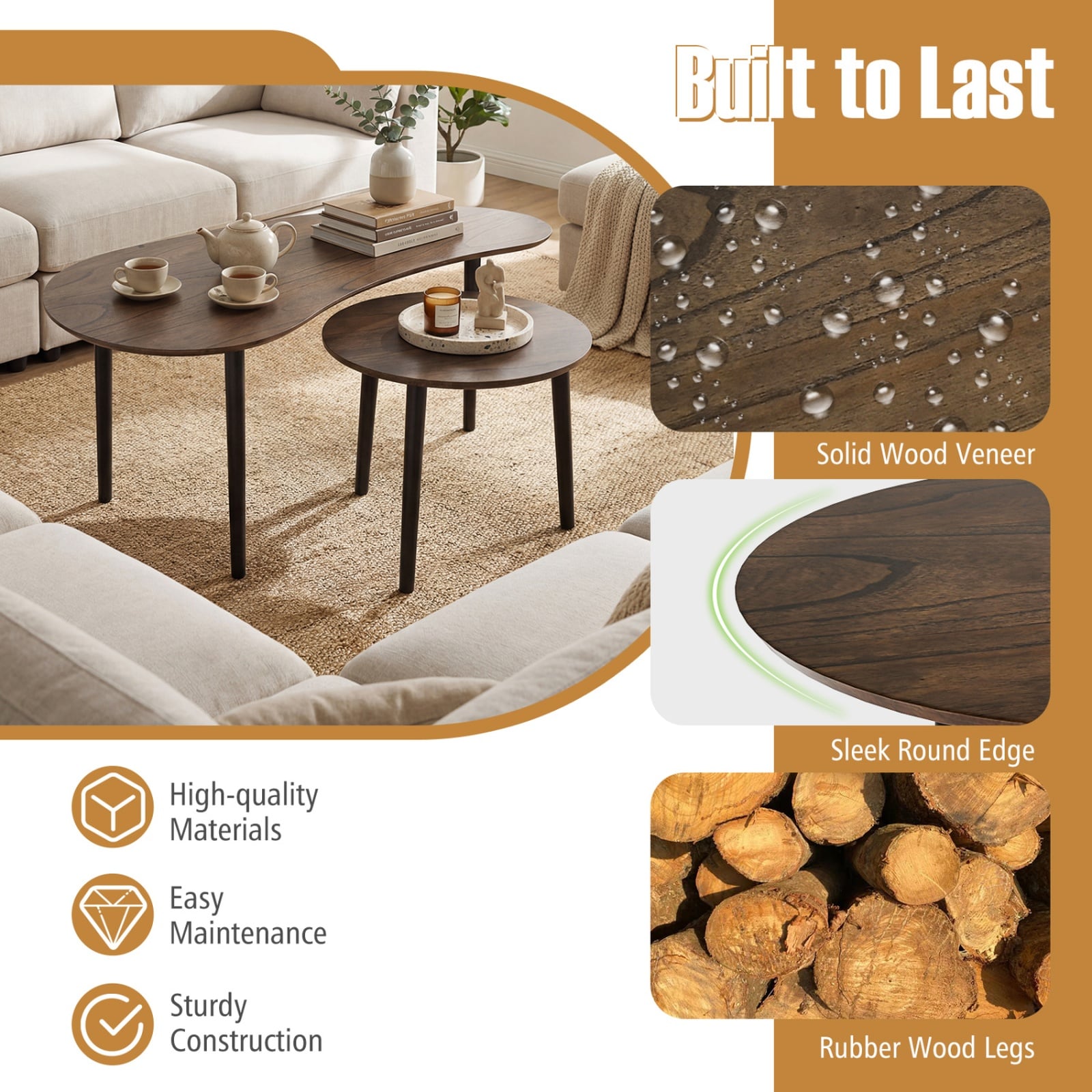SUGIFT ZMLW014SUGHY2077 Accent-Table-Sets - View #5