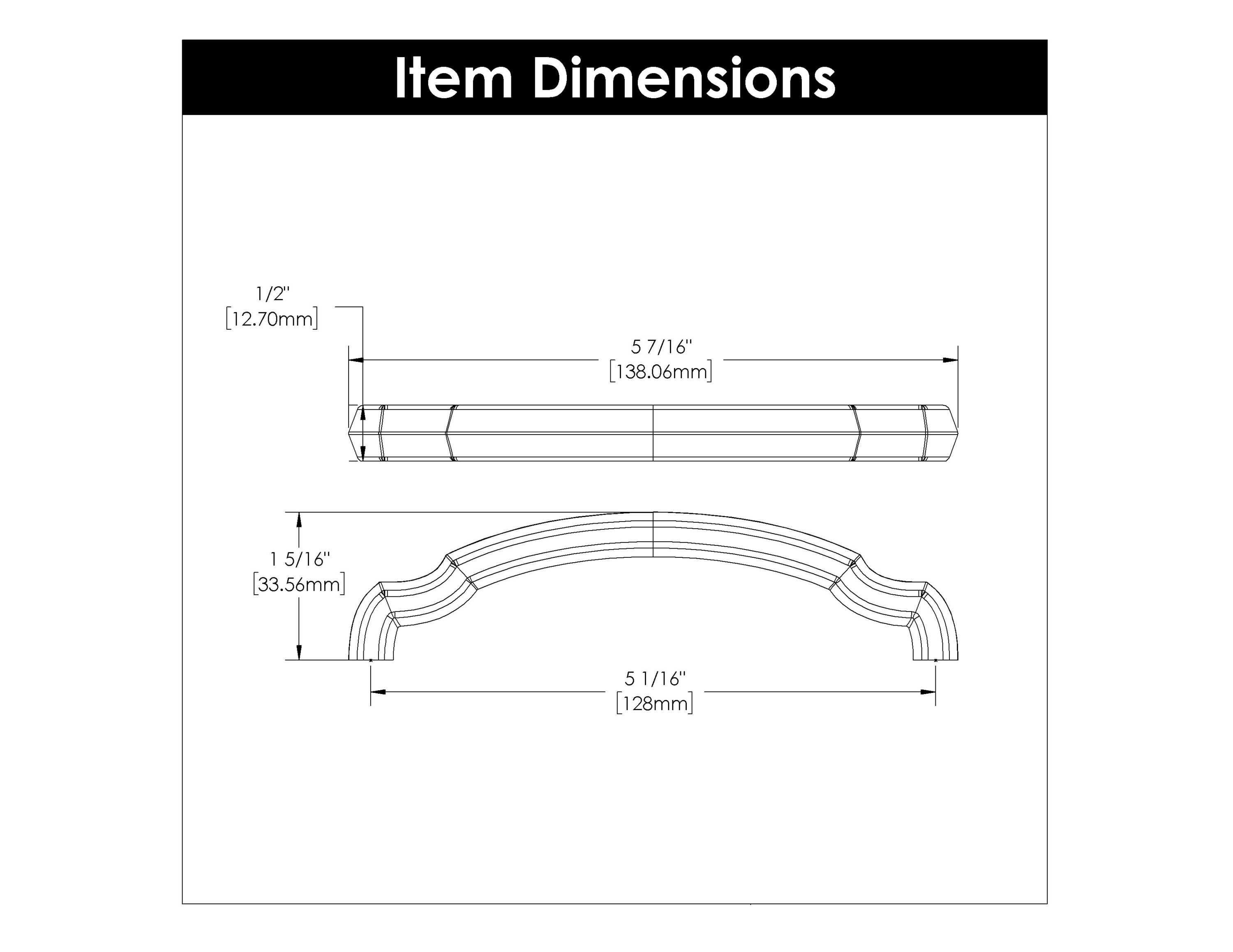 Hickory Hardware H077864MB-10B Cabinet-Pulls - View #4