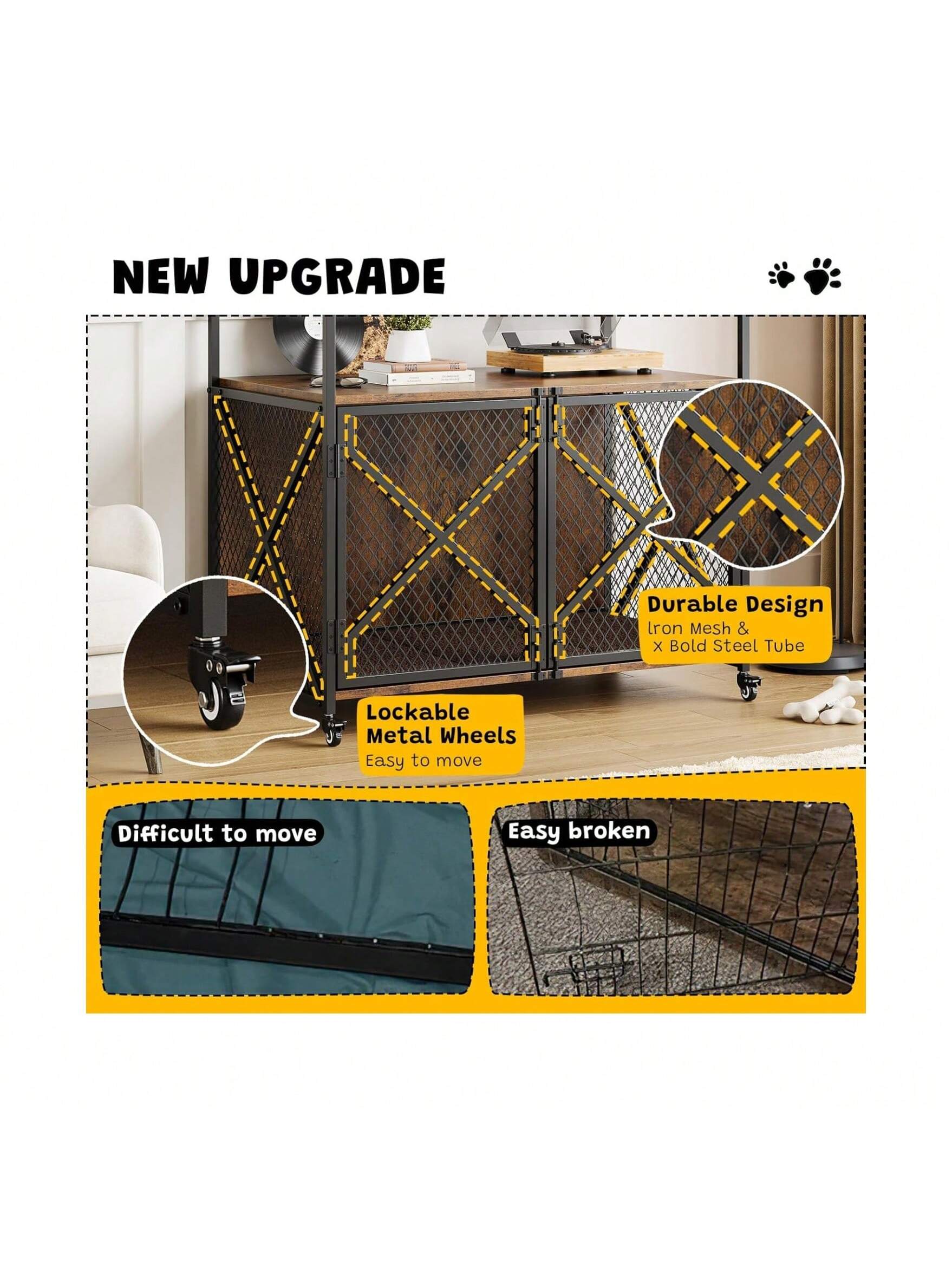 WhizMax GGL-PHO-34SL5NLE Pet-Crates-Carriers - View #8