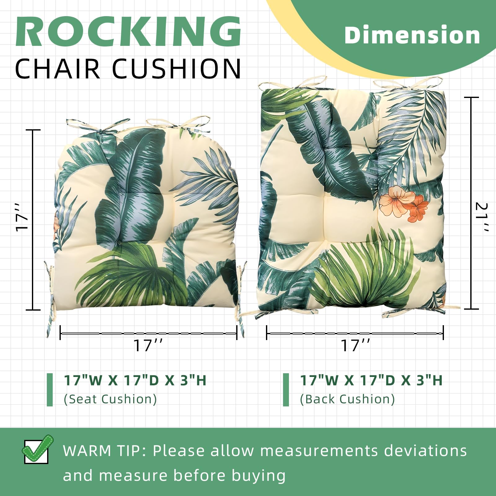ITOPFOX LIT0803I121 Patio-Furniture-Cushions - View #5
