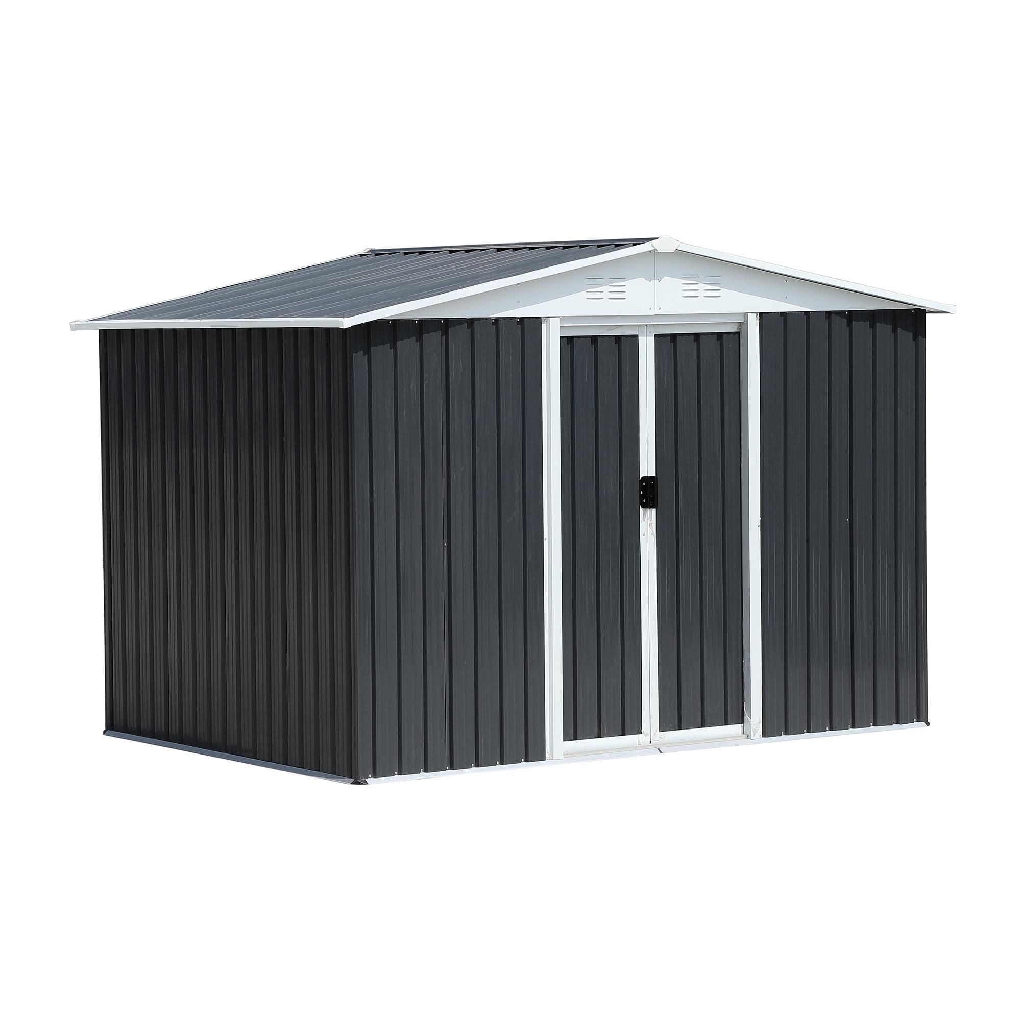 Bayfeve BF-279401-SD 8-Feet x 6-Feet Galvanized steel Storage Shed