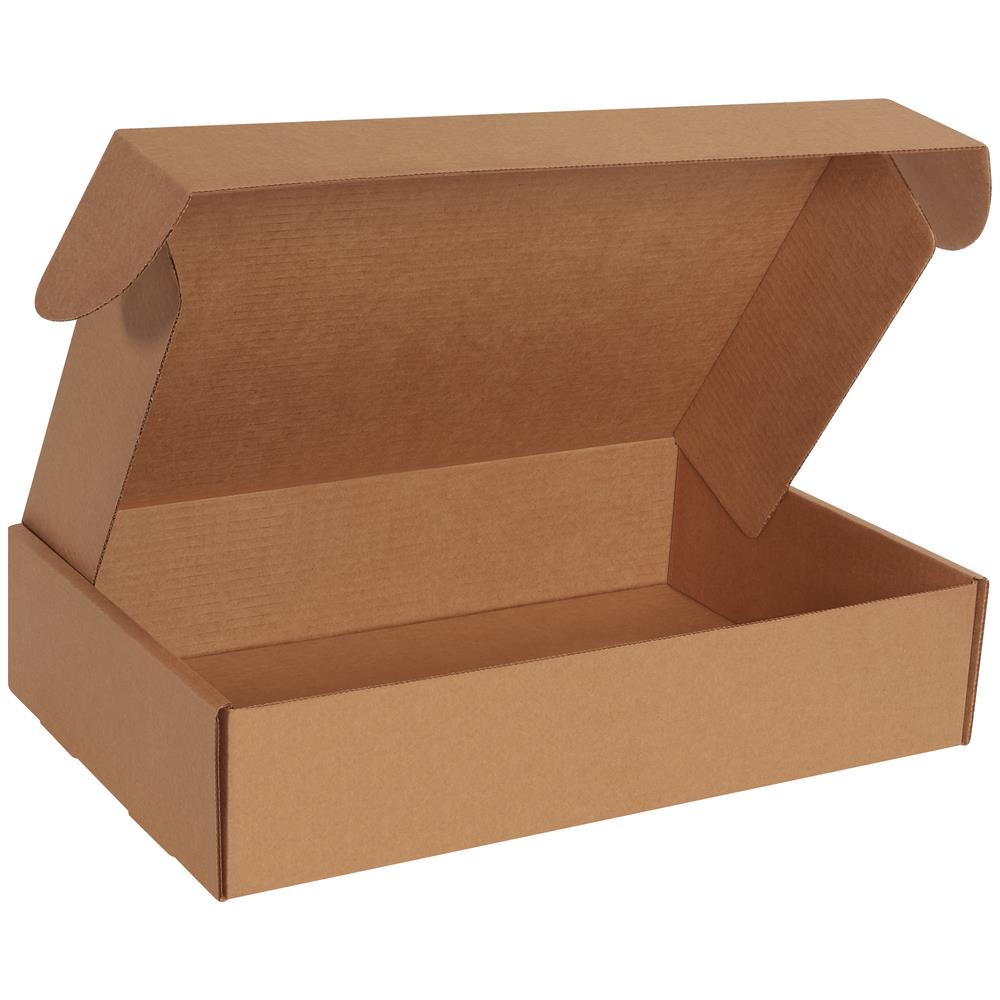 Ship Pro USA SPMFL17114K 50-Pack 17-1/8 In. x 11-1/8 In. x 4 In. Kraft Corrugated Deluxe Literature Mailer