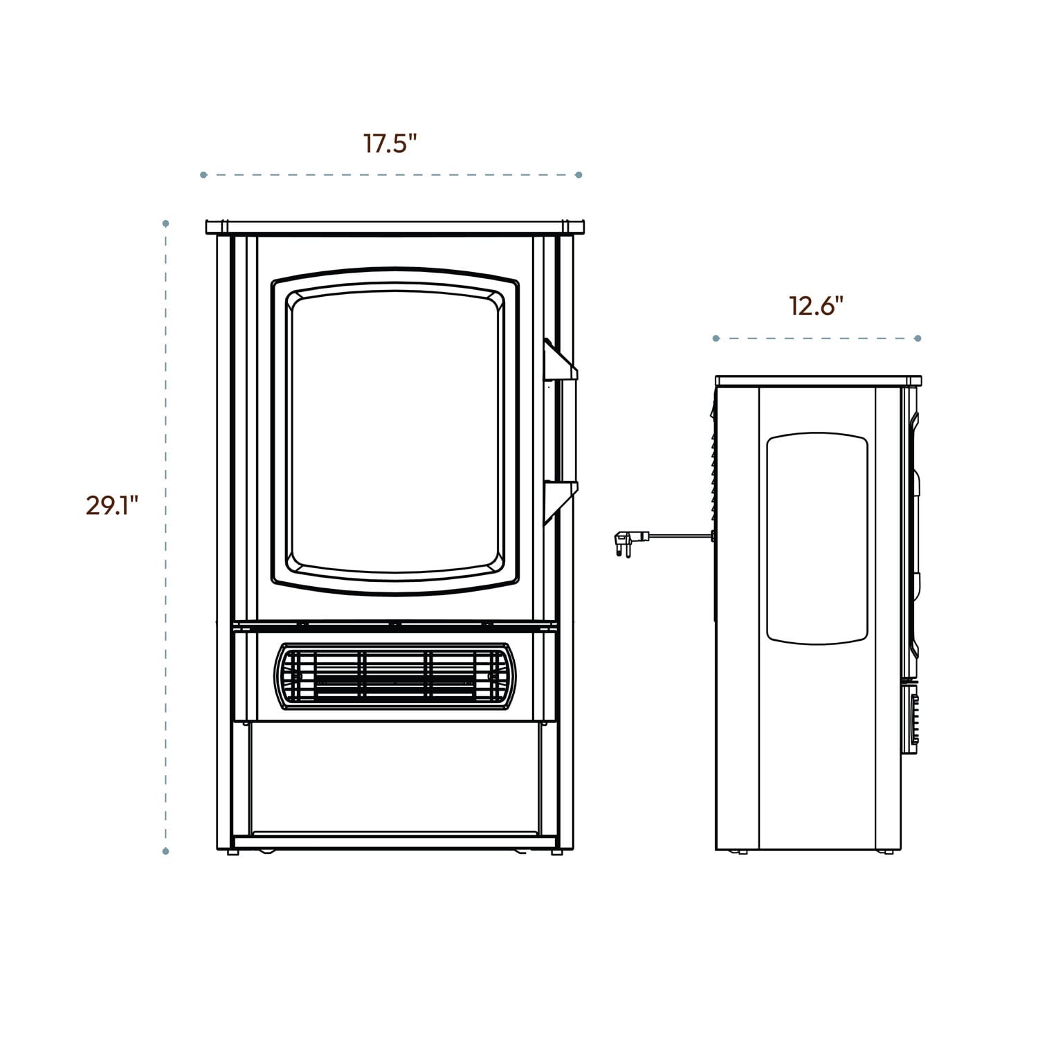 Cambridge CAM2918FSEF-1BLK Electric-Fireplaces - View #2