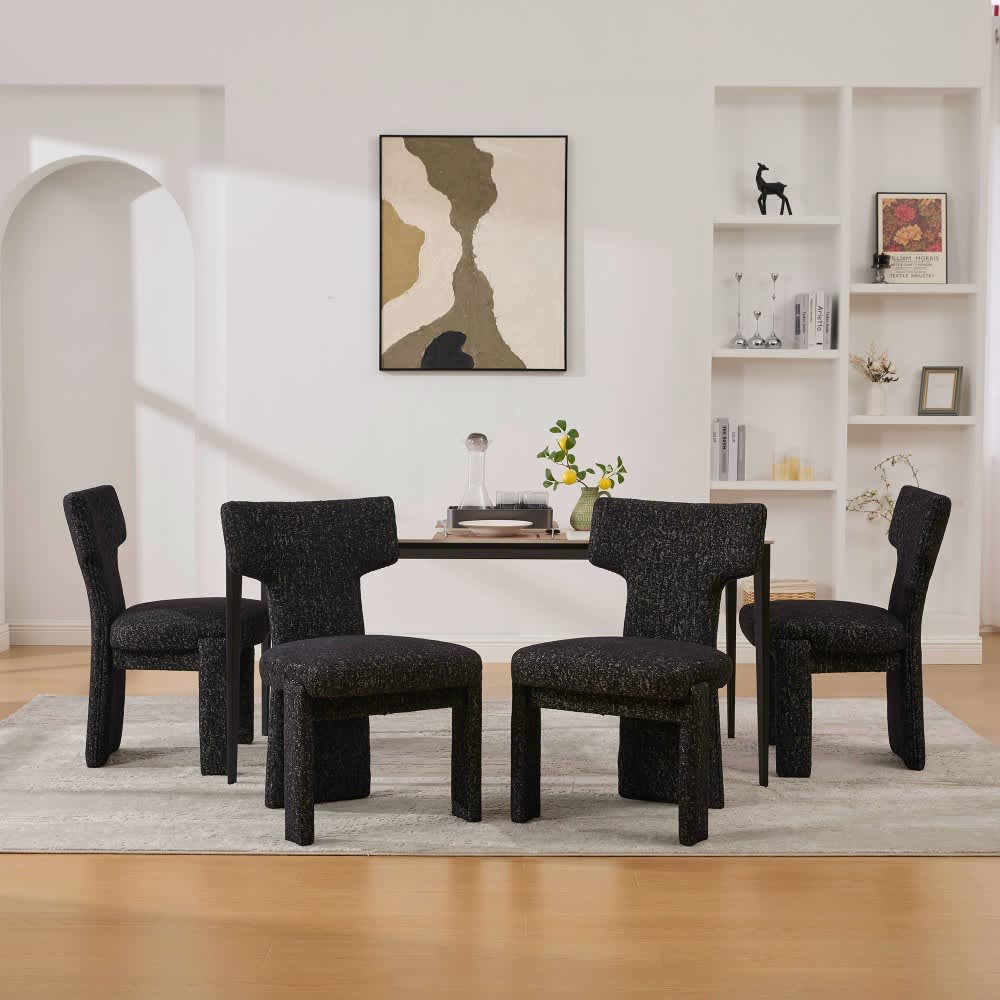 Coolbibila KIAN-DINING-BLACK Dining-Chairs - View #4