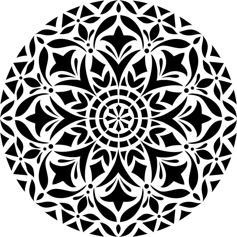 12 piezas Grandes Mandala Stencil Reutilizable Mandala Plantillas de  Pintura 8.3 x 11.7 pulgadas Diseño Floral Stencil Mandala Drawin