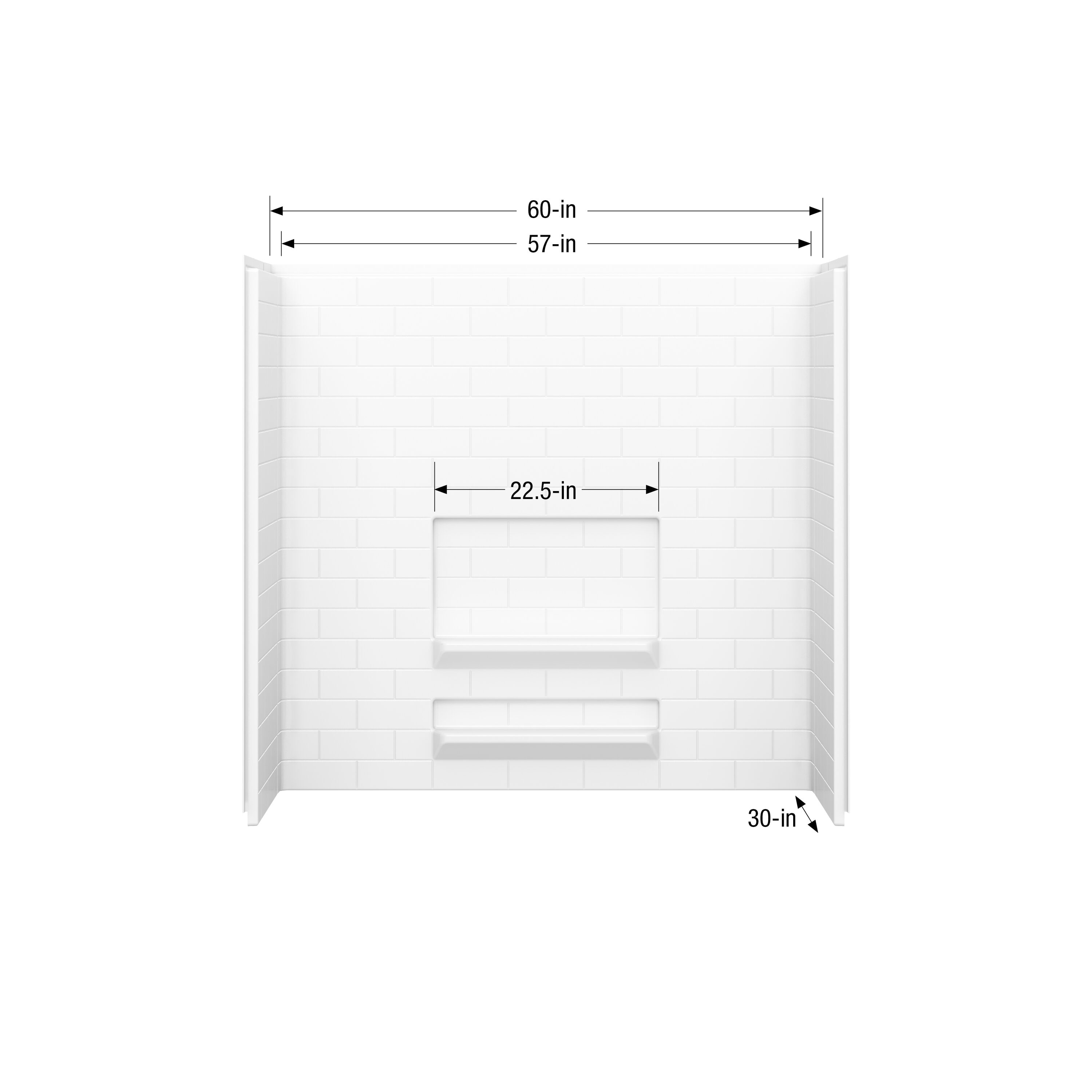 MAAX 107144-113-002-000 Bathtub-Wall-Surrounds - View #3