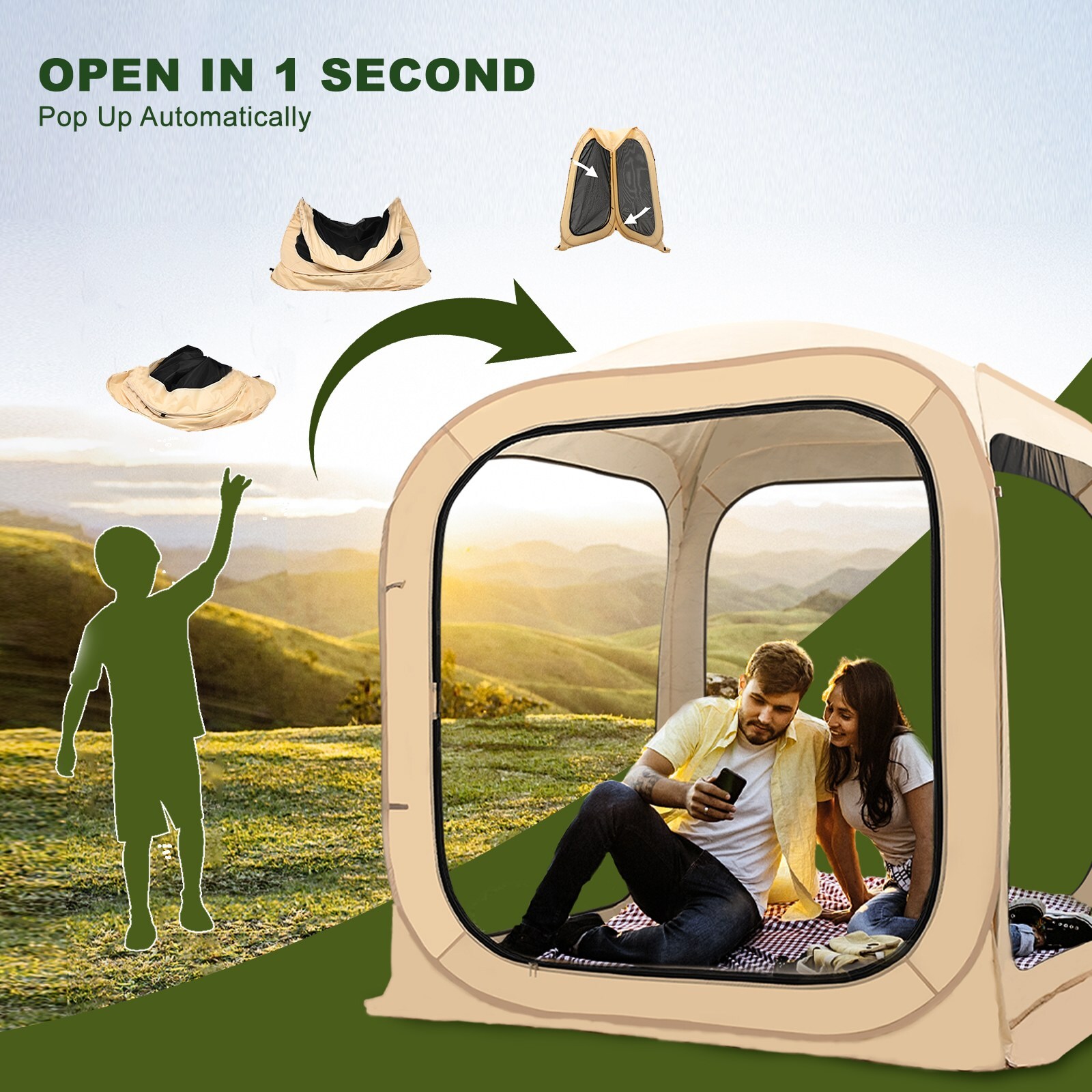 Esazn P1600232-WS-L-LYU tents - View #7