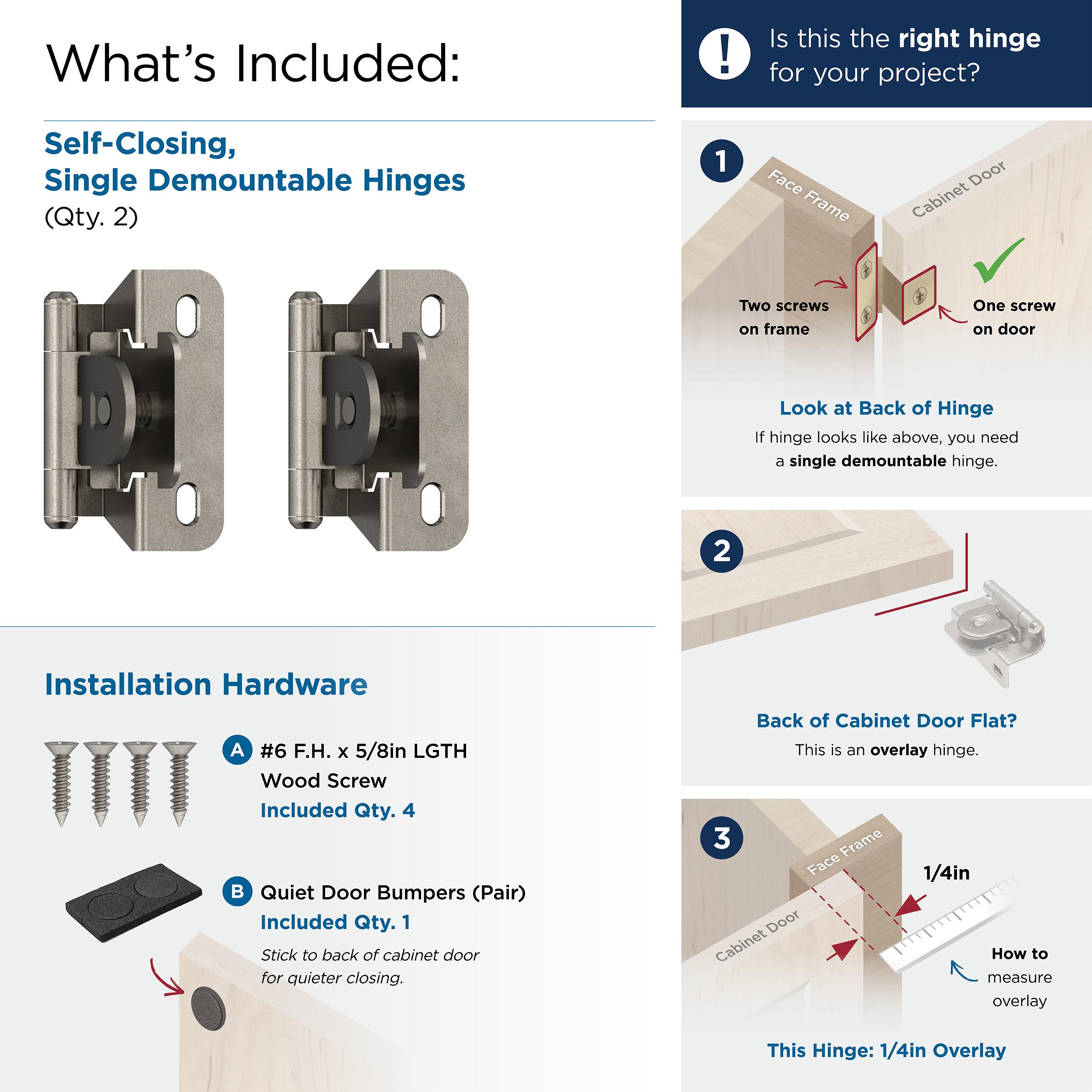 Amerock BPR871514 Cabinet-Hinges - View #4