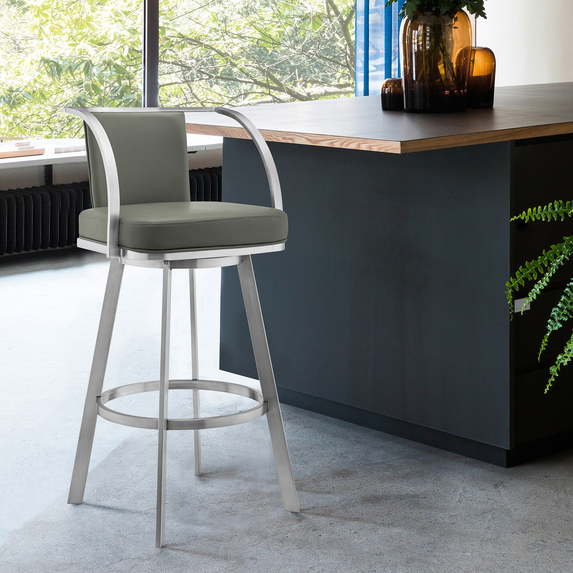 Armen Living LCLVBABSGR30 stools - View #7