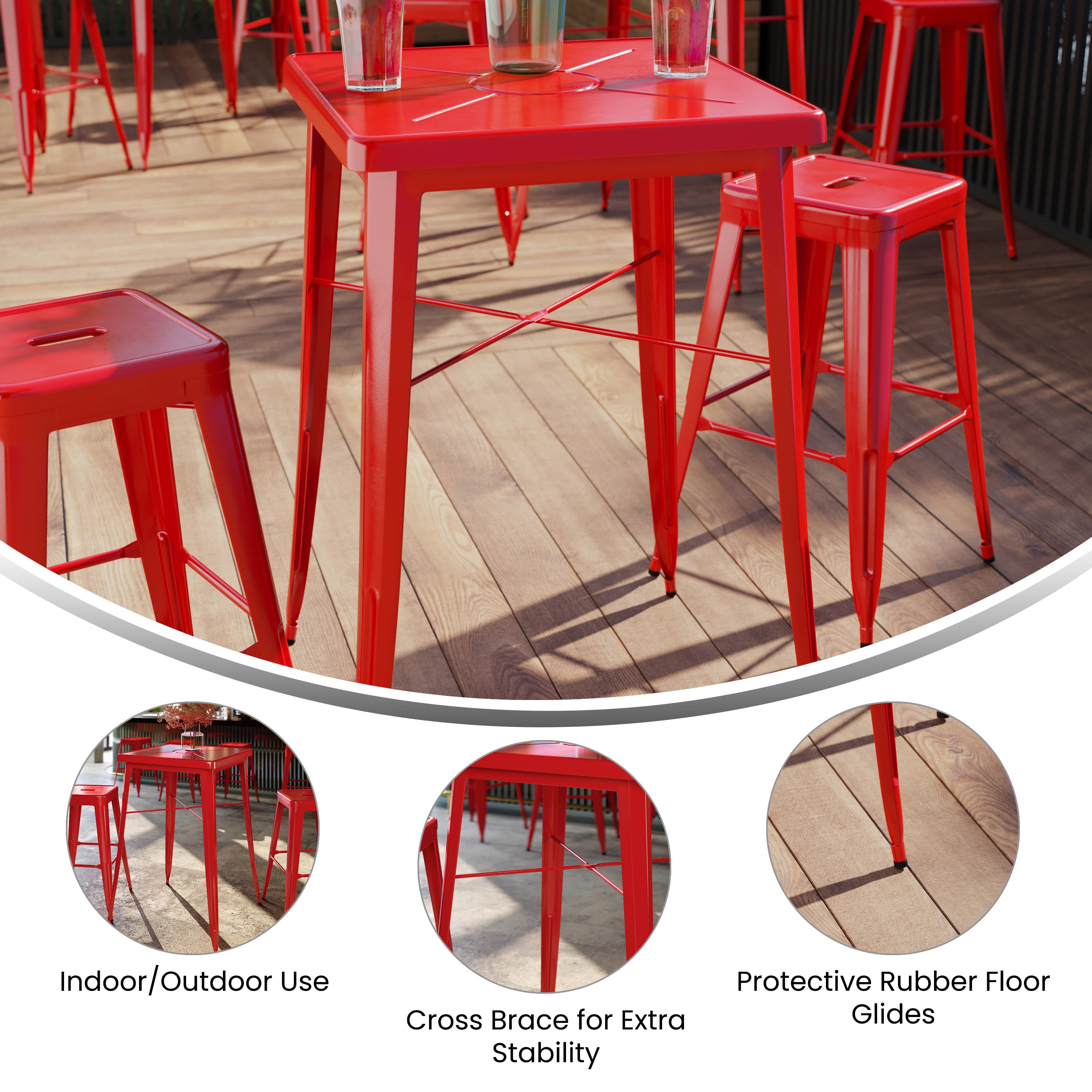 Flash Furniture 889142011705 Dining-Tables - View #3