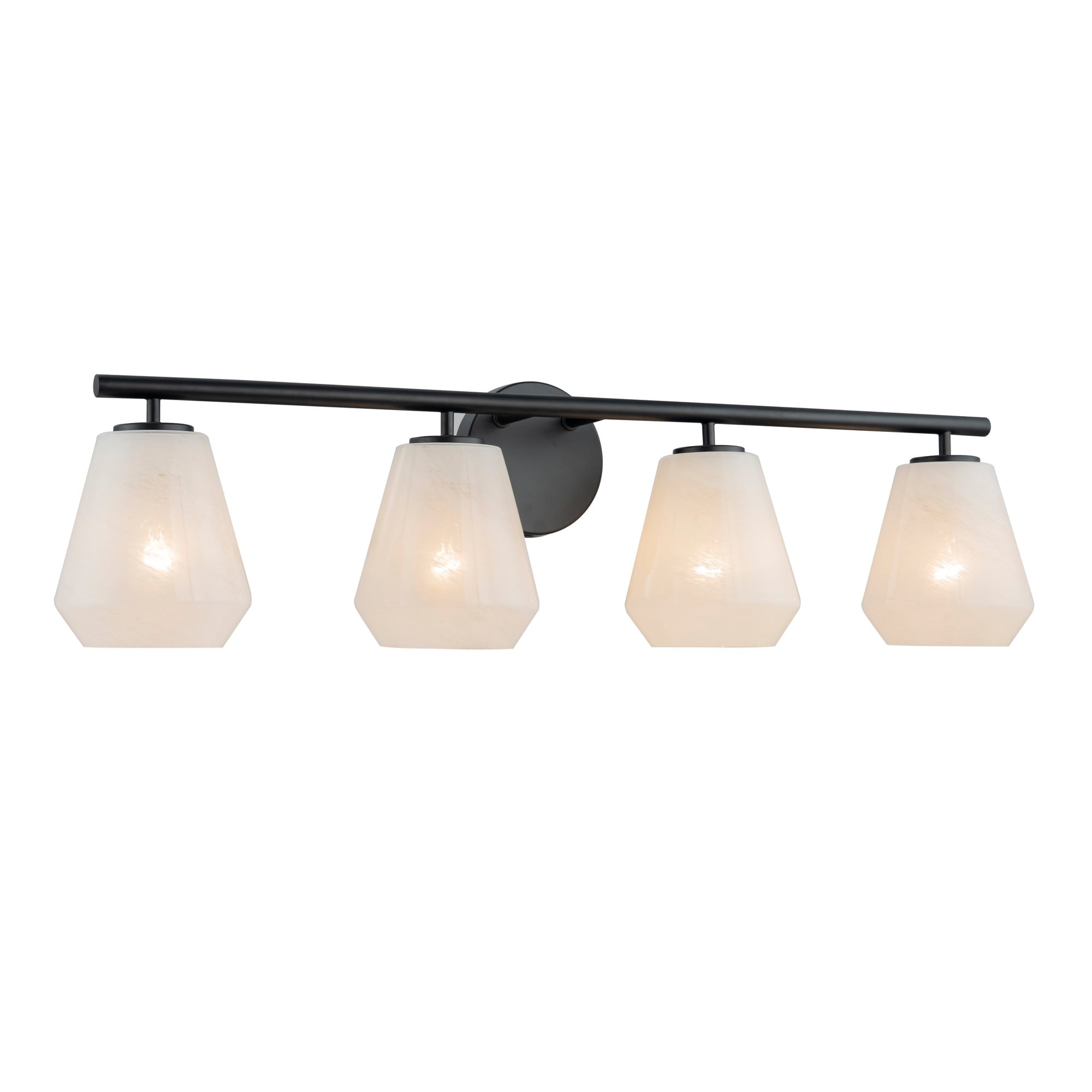 ARTCRAFT Brooke 31.25-in 4 Light Black Modern/contemporary Bathroom Vanity light