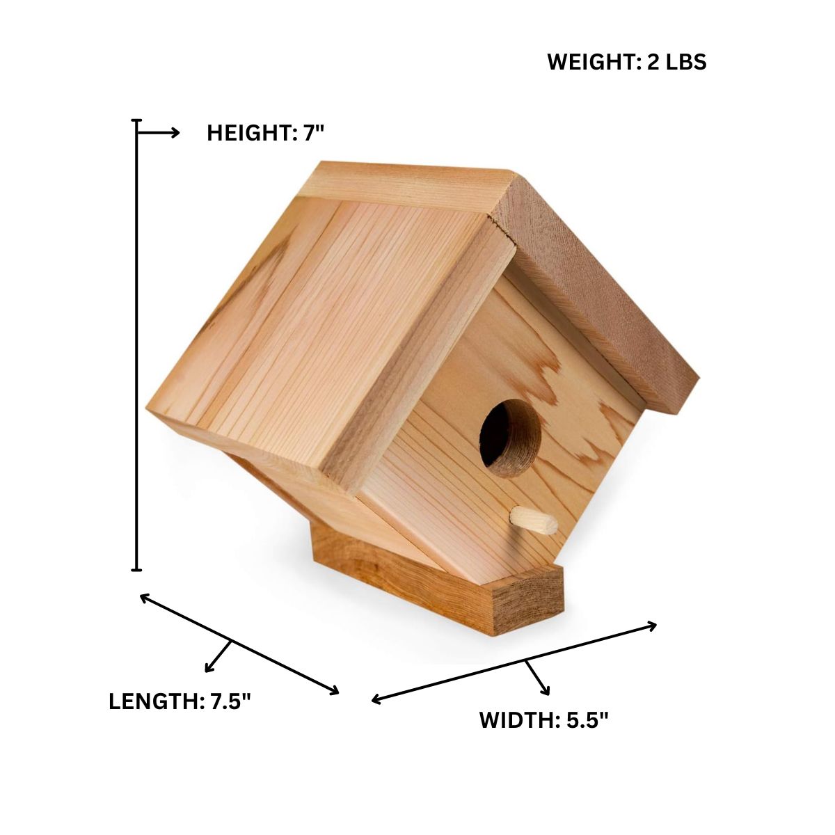 Cedar shops birdhouse