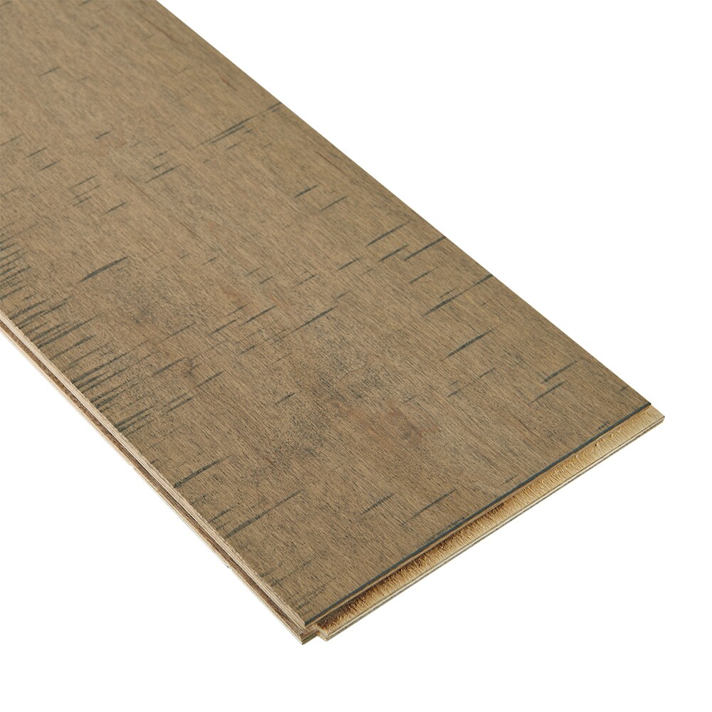 Bruce WLEMLW134 (Sample) Nature of Wood Platinum Gray Maple Engineered Distressed Hardwood Flooring