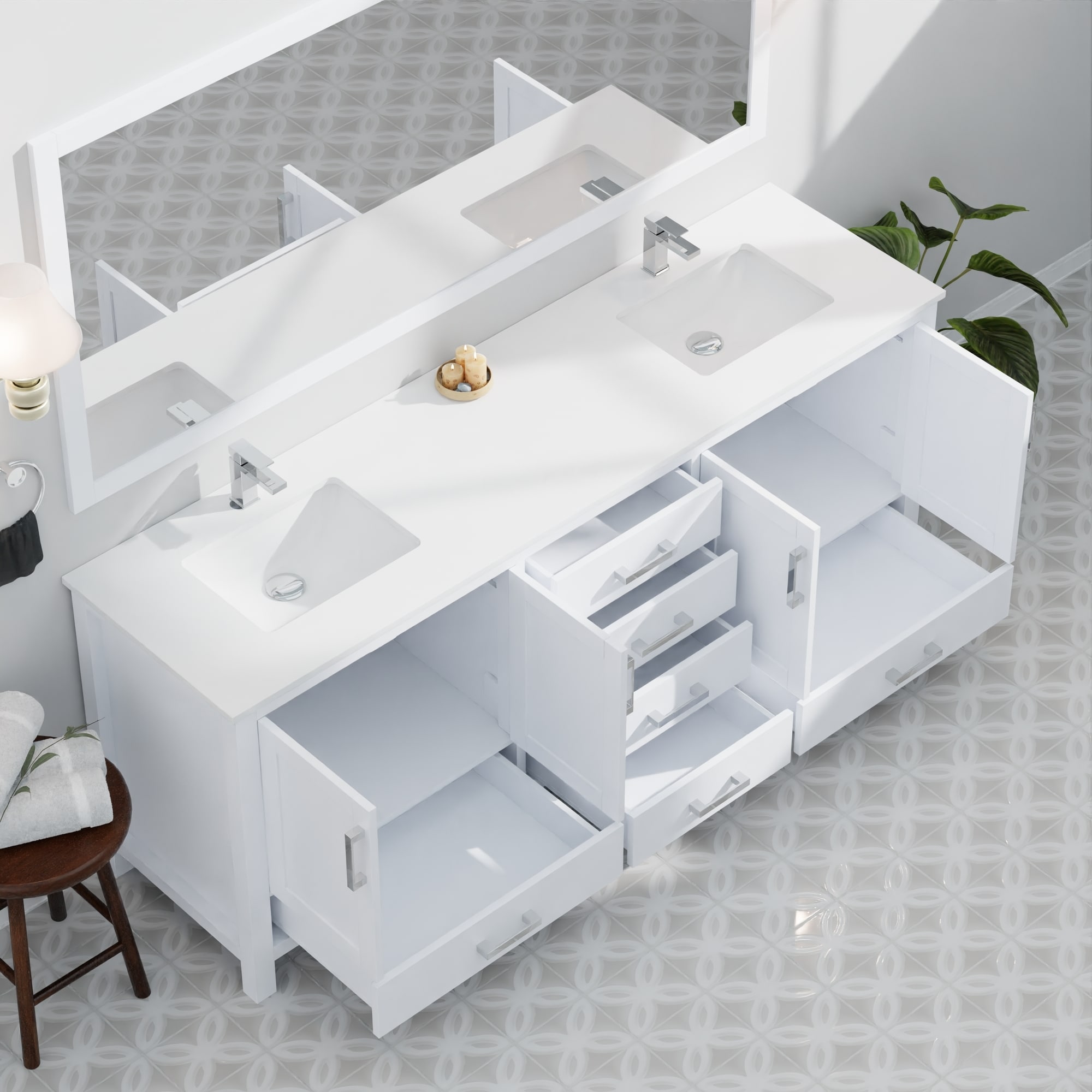 Lexora LVJ84DA311 Bath-Vanity-Combo - View #16