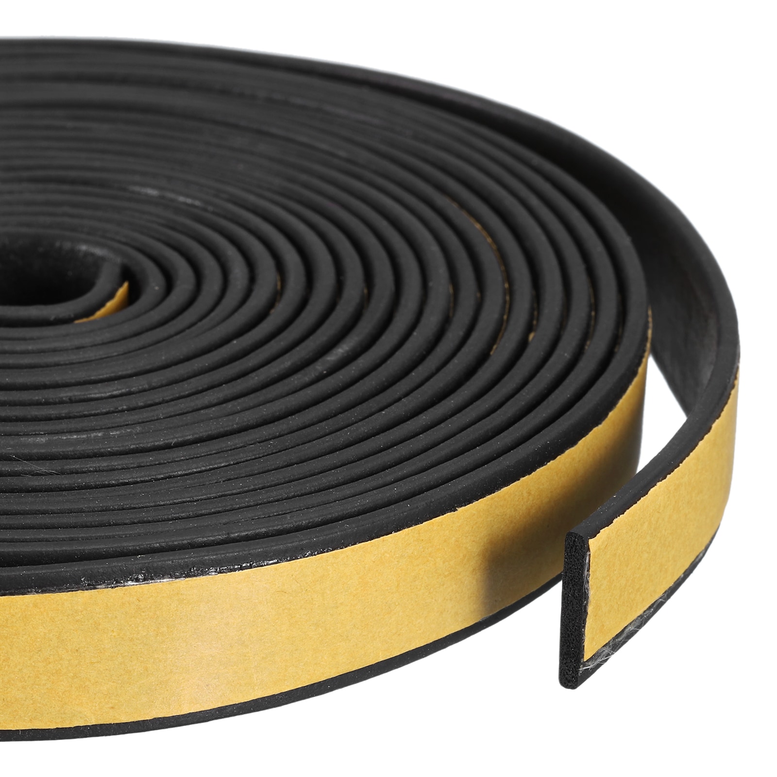 Unique Bargains Weather Stripping 5/8 Inch W x 5/64 Inch T x 26ft L Adhesive Door Window Seal Strip Foam Seal Tape for Doors Window Insulation
