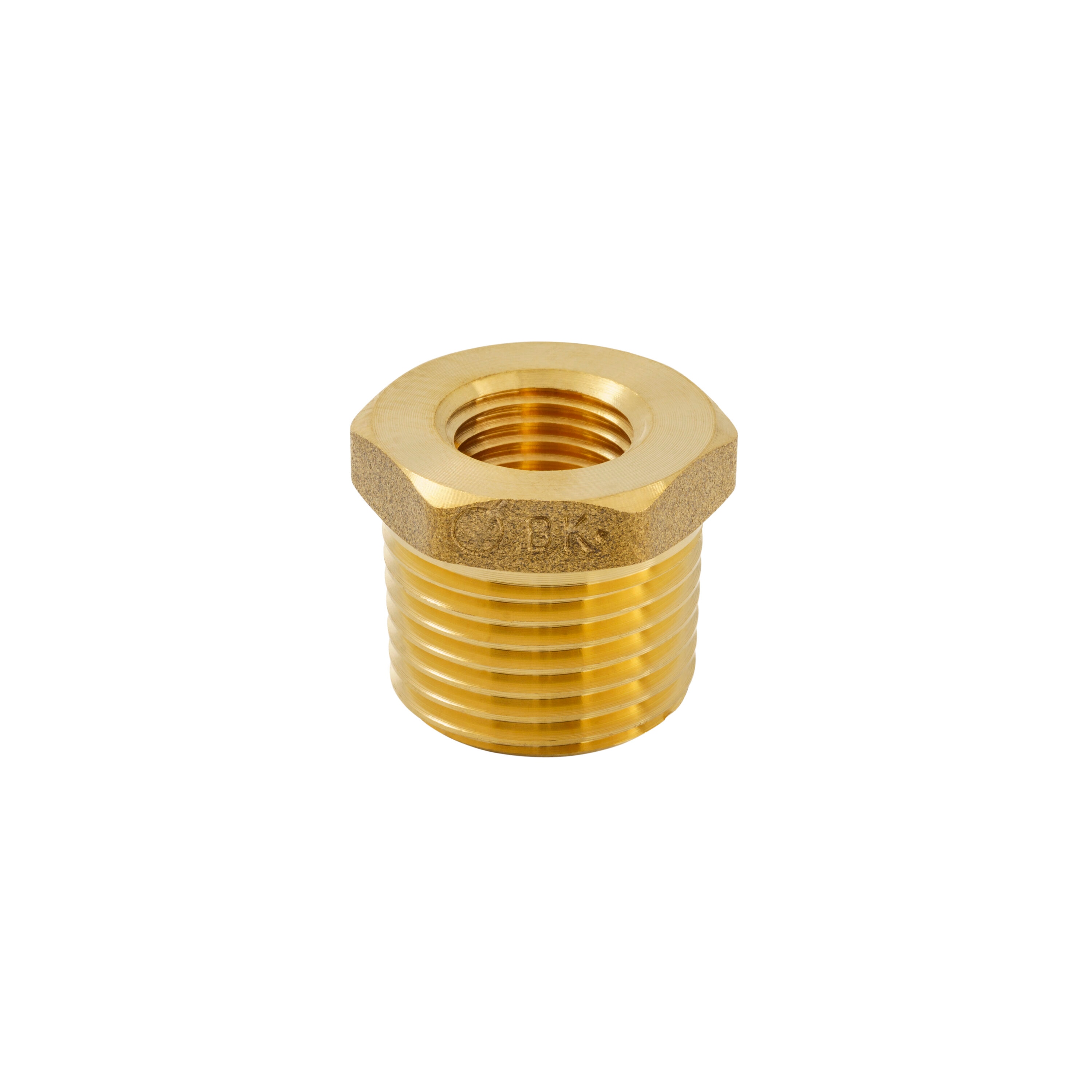 B&K 1/2-in Threaded Male Adapter Bushing Fitting in Gold | BF-827NLB