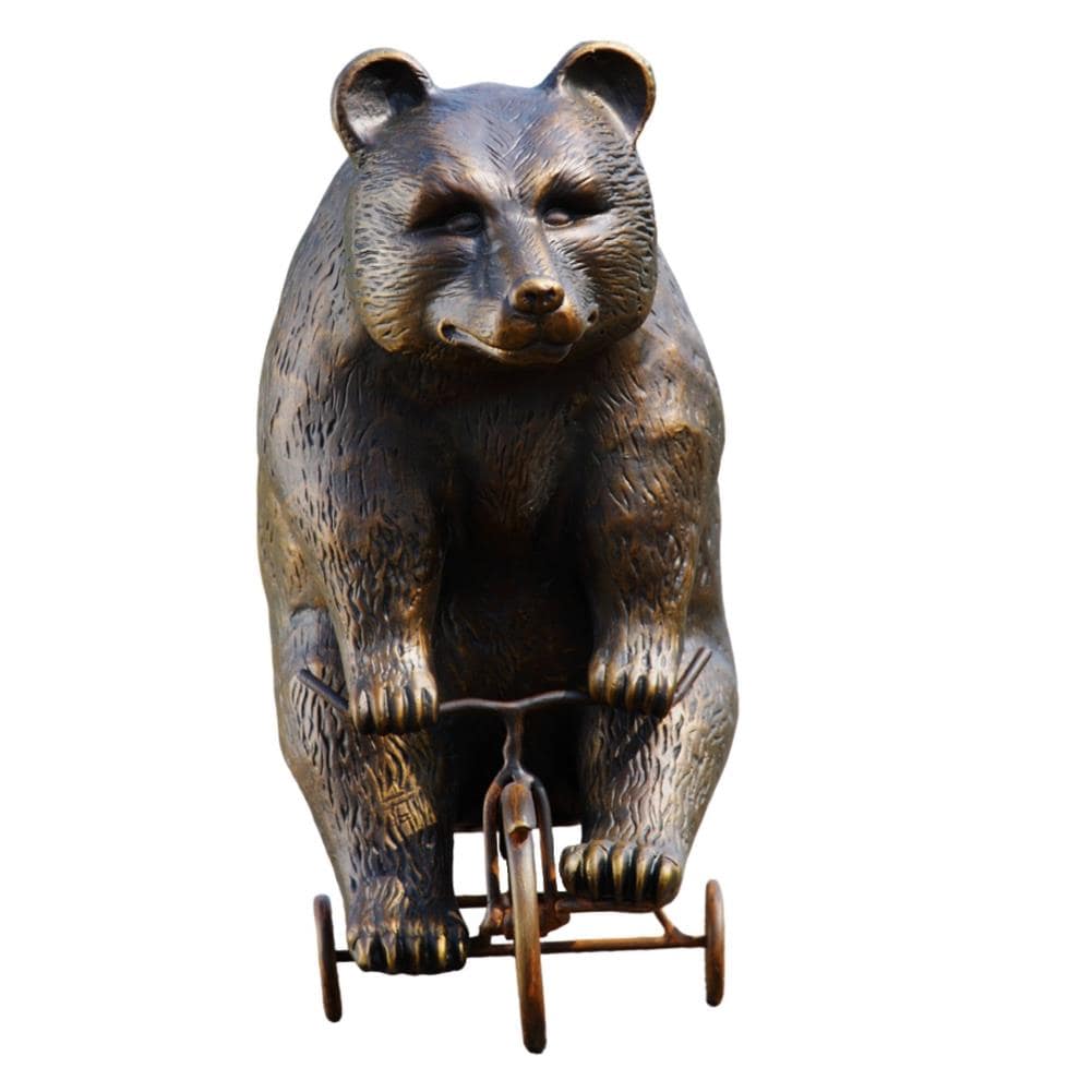 FREE SHIPPING Black Bear Glass Pendant upcycled art