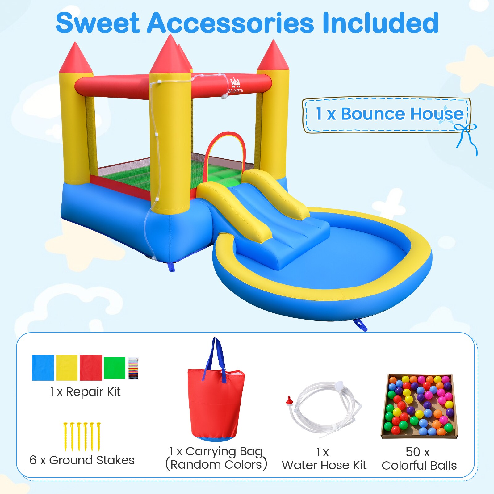 Costway CSHY005469 Bounce-Houses - View #7