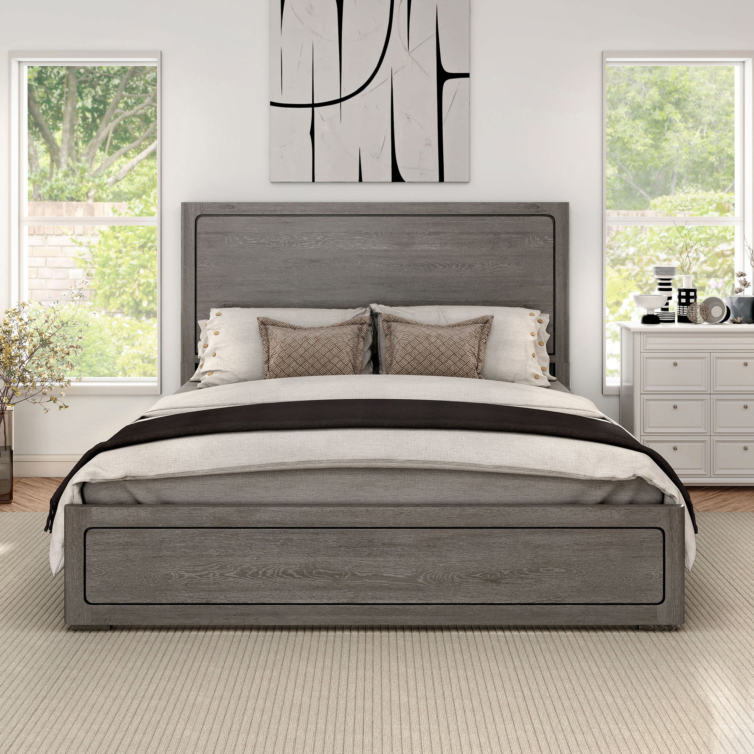 Furniture of America IDF-70100GY-Q beds - View #4
