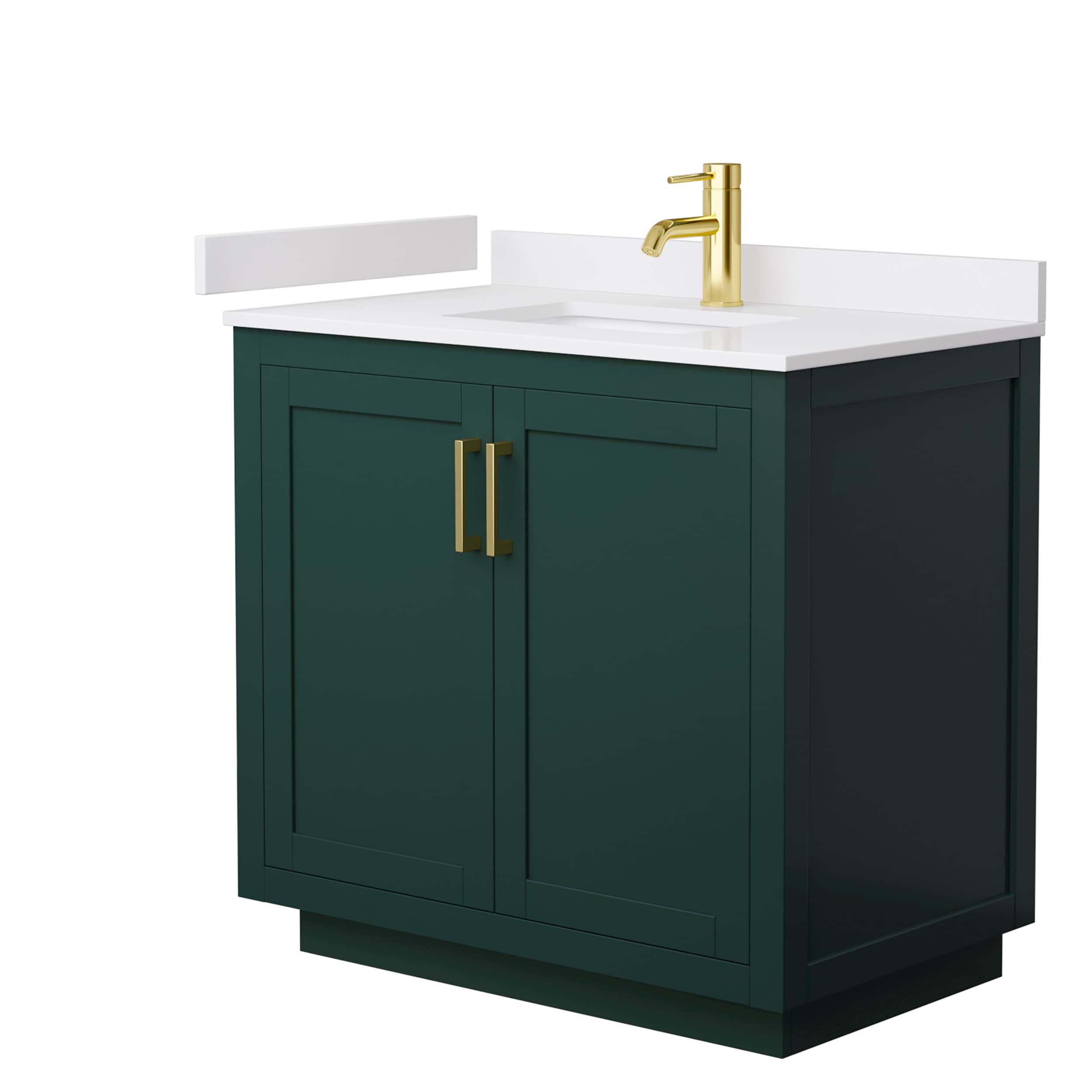 Wyndham Collection WCF292936SGDWCUNSMXX Bath-Vanity-Combo - View #2