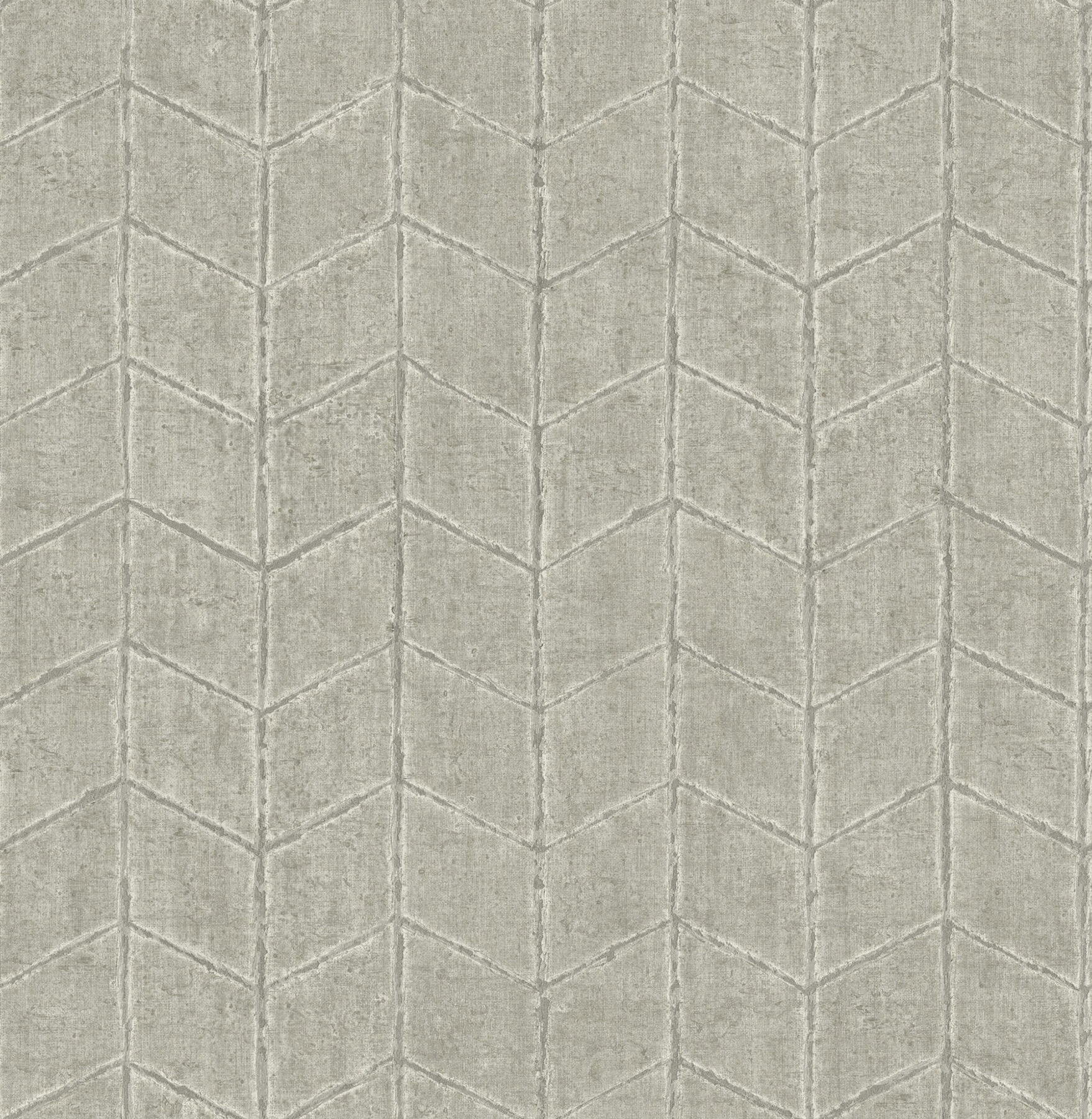 York Wallcoverings OI0645 New Origins 56.4-Sq. Feet Cement Non-woven Chevron Unpasted Wallpaper