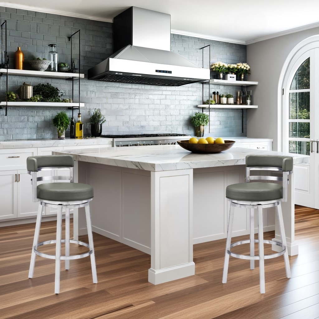 Armen Living LCMABABSGR26 stools - View #7