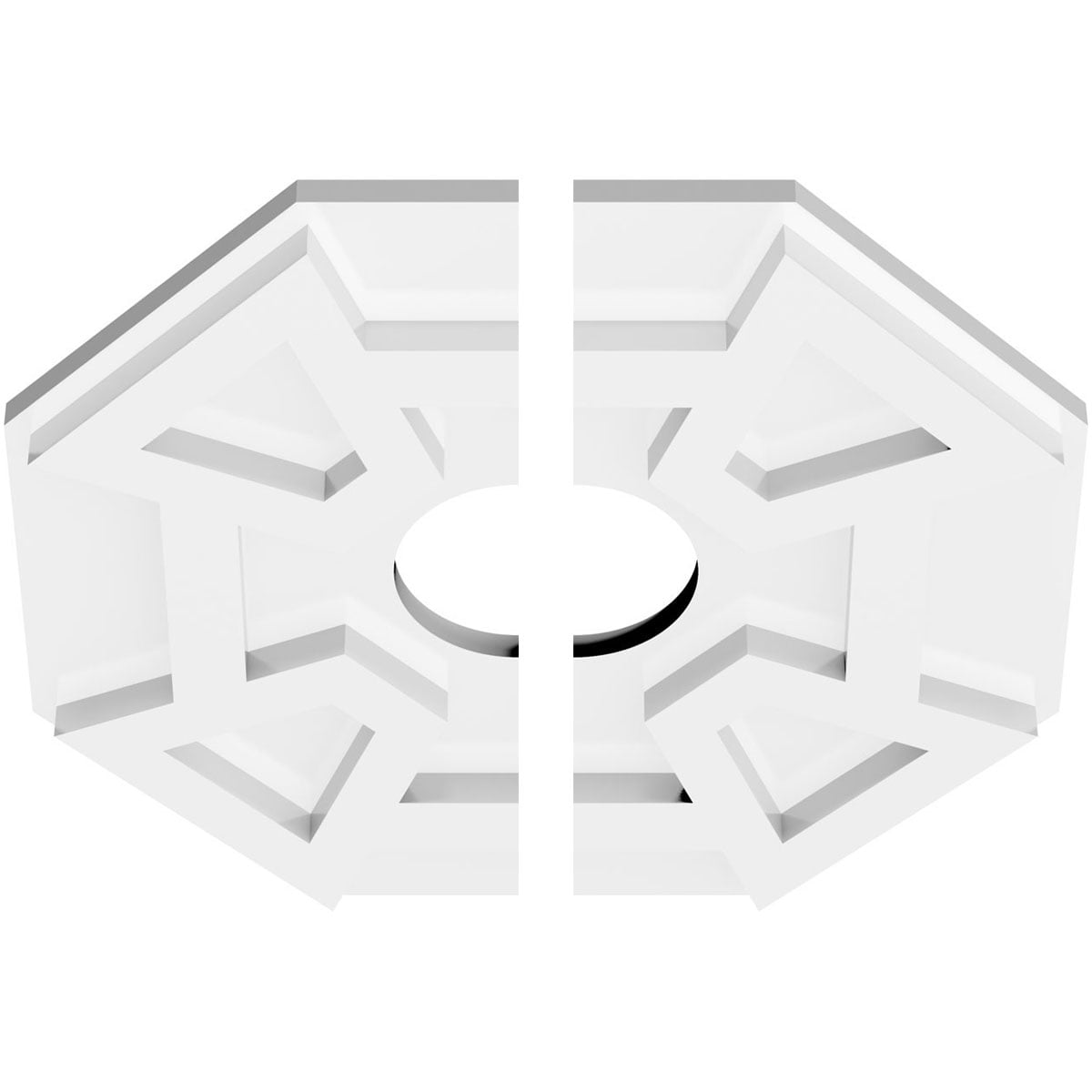 Ekena Millwork CMP12LG2-03000 Ceiling-Medallions - View #2