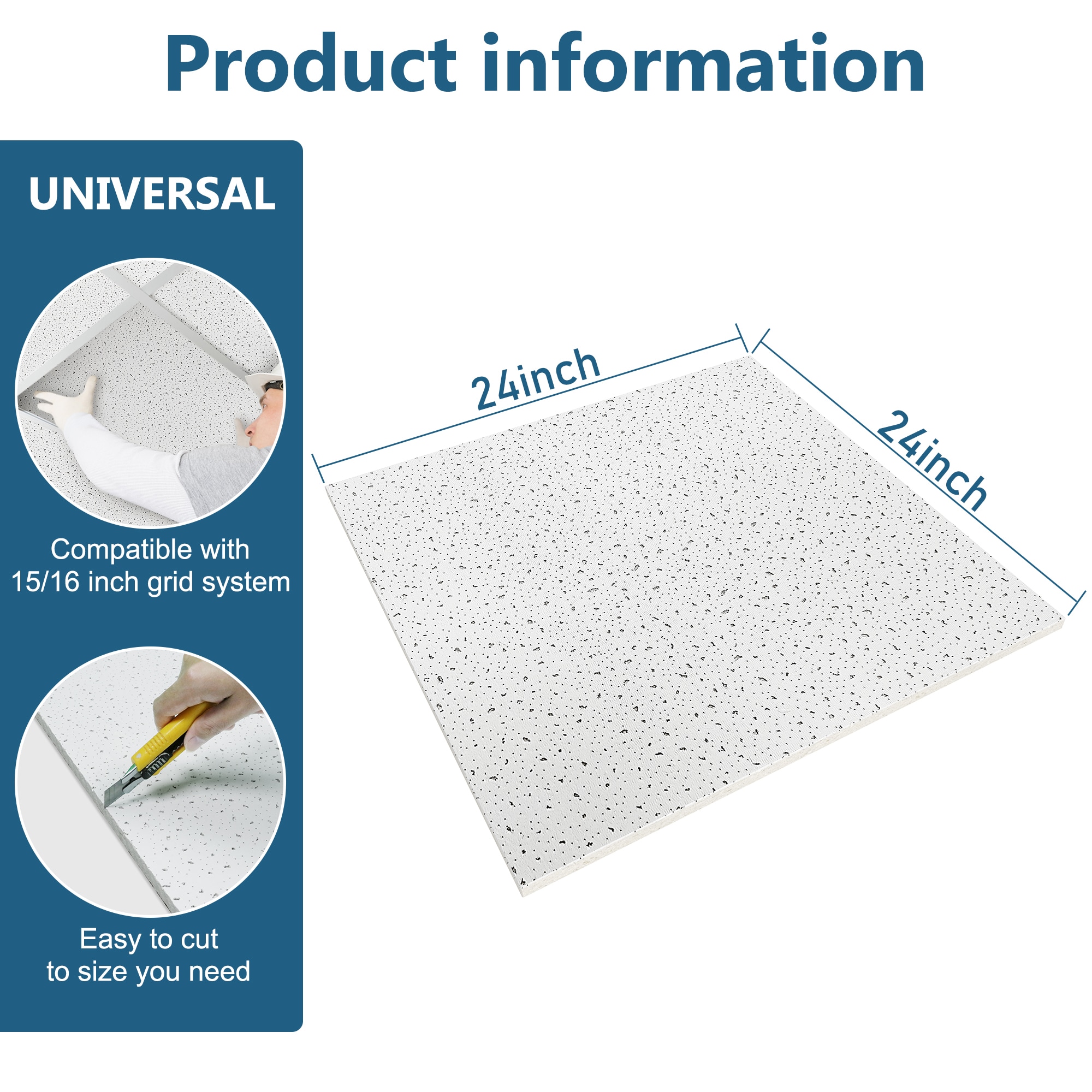 LOVMOR SF-R-PVC-KMB-6 Ceiling-Tile - View #6