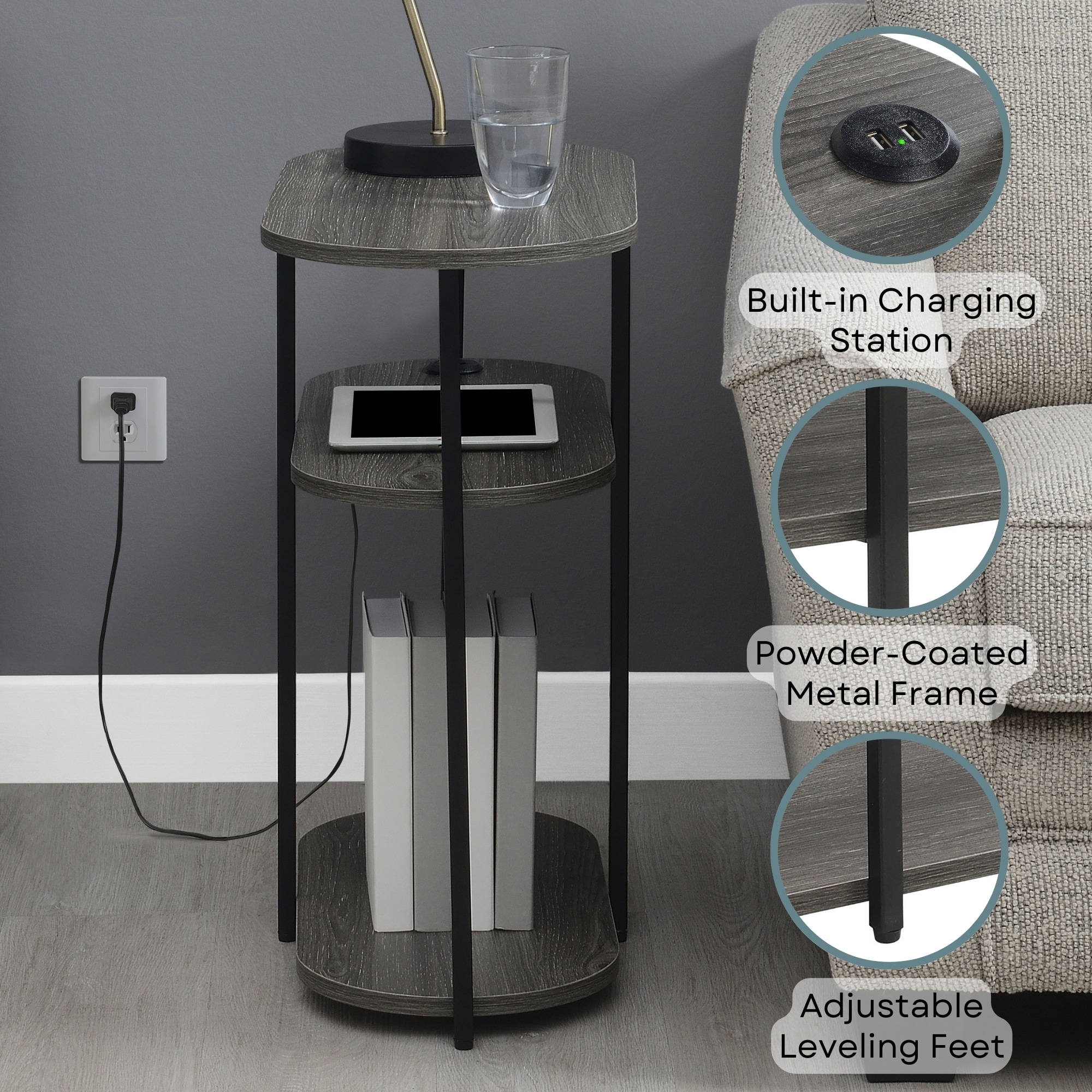 Convenience Concepts R4-0707 End-Tables - View #3