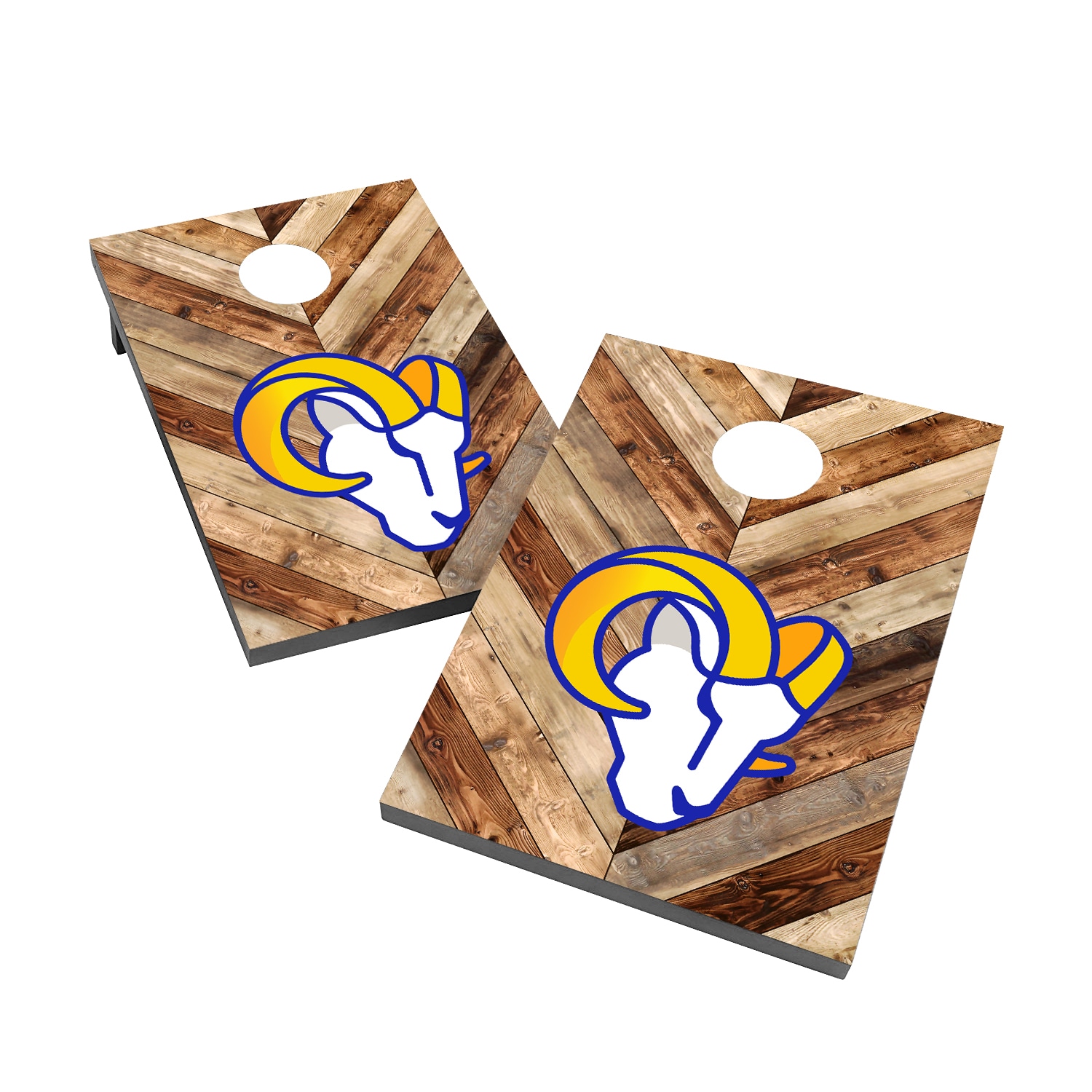 Wild Sports Los Angeles Rams Outdoor Wood Corn Hole in the Party Games  department at