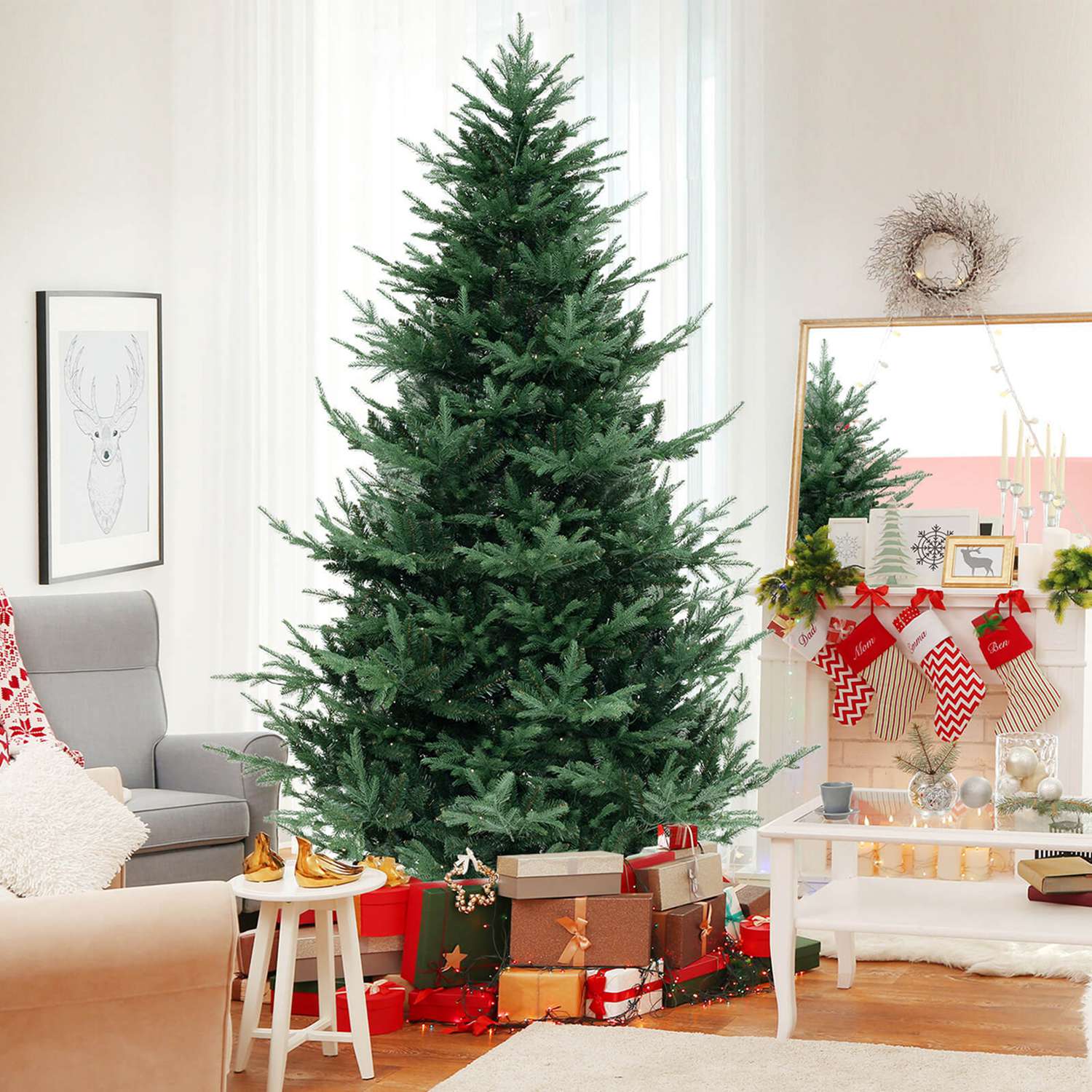 Costway CSHY002879 Artificial-Christmas-Trees - View #4