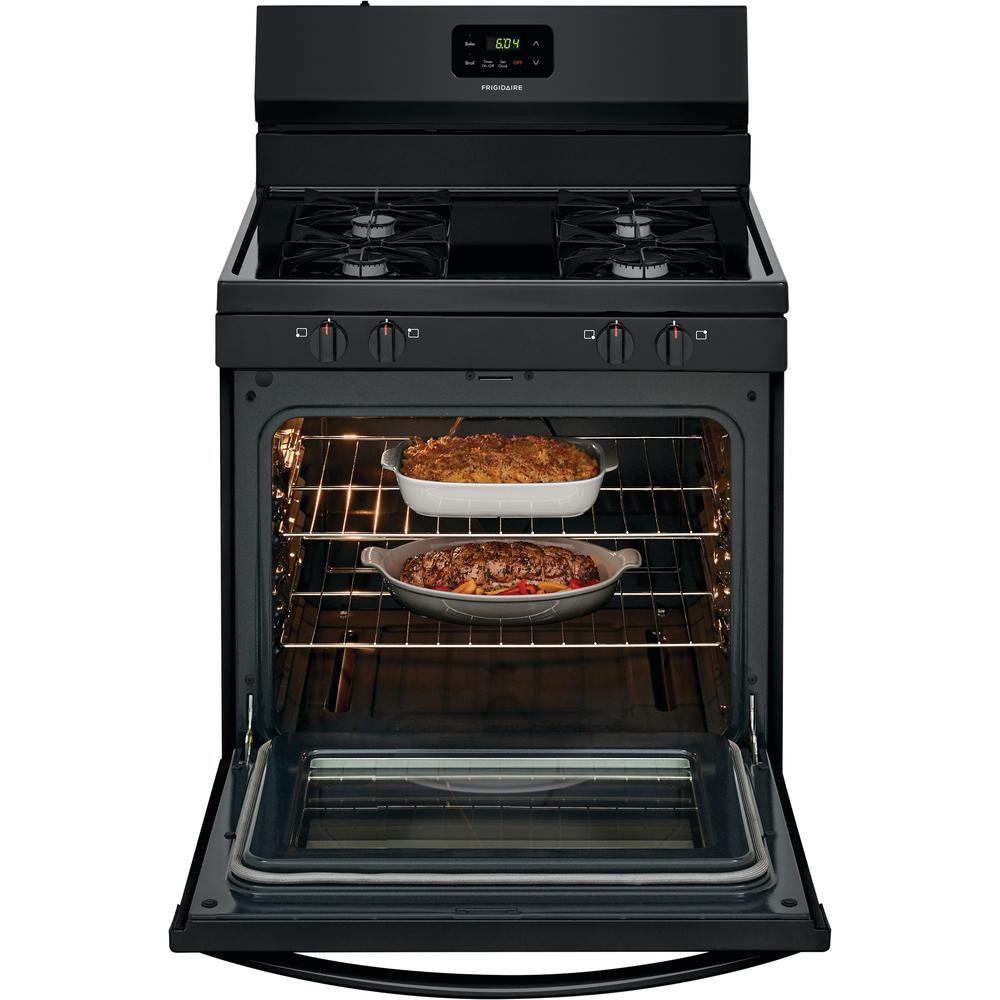 Frigidaire 30-in 4 Burners 5-cu ft Freestanding Natural Gas Range ...