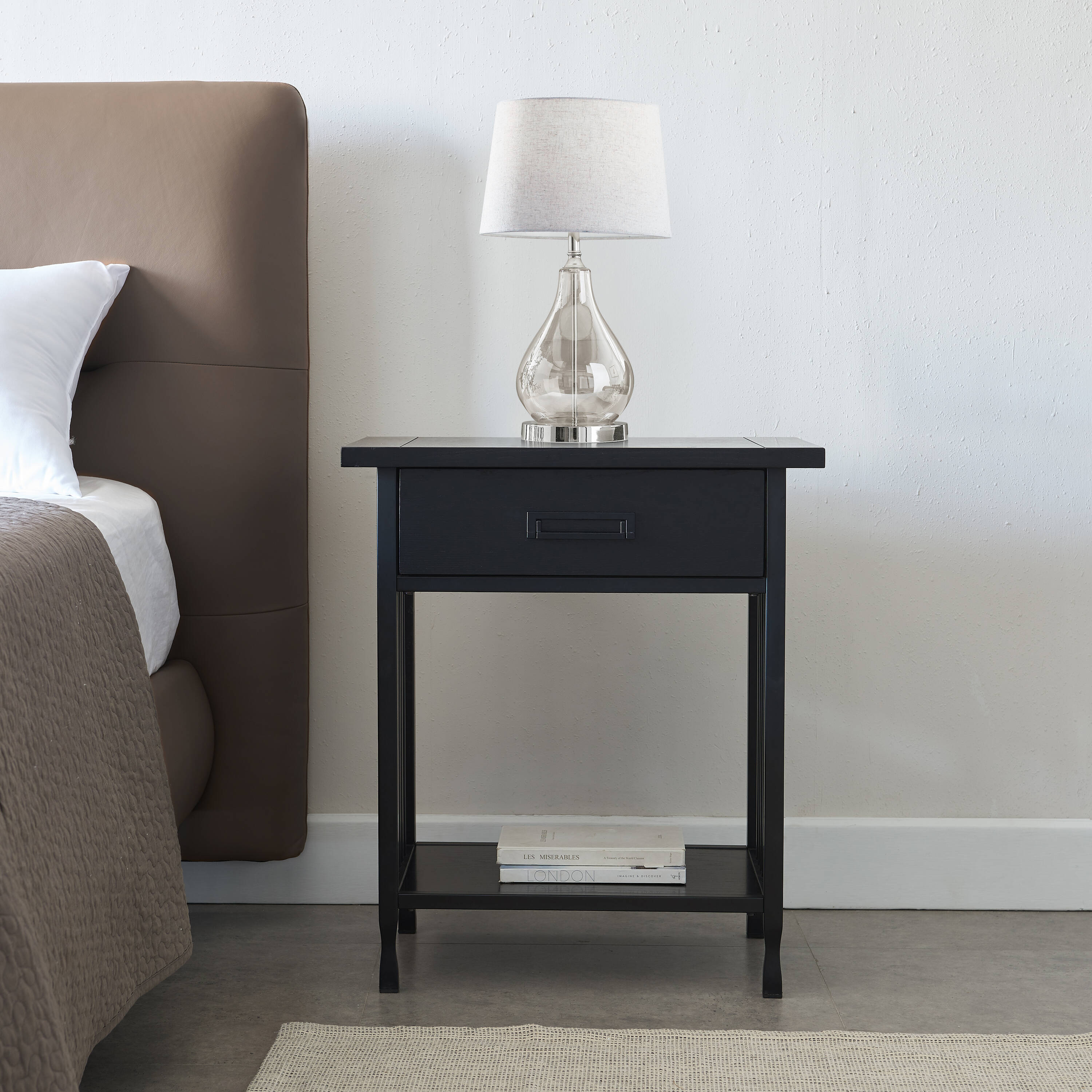 Leick Home 11222-BK nightstands - View #6