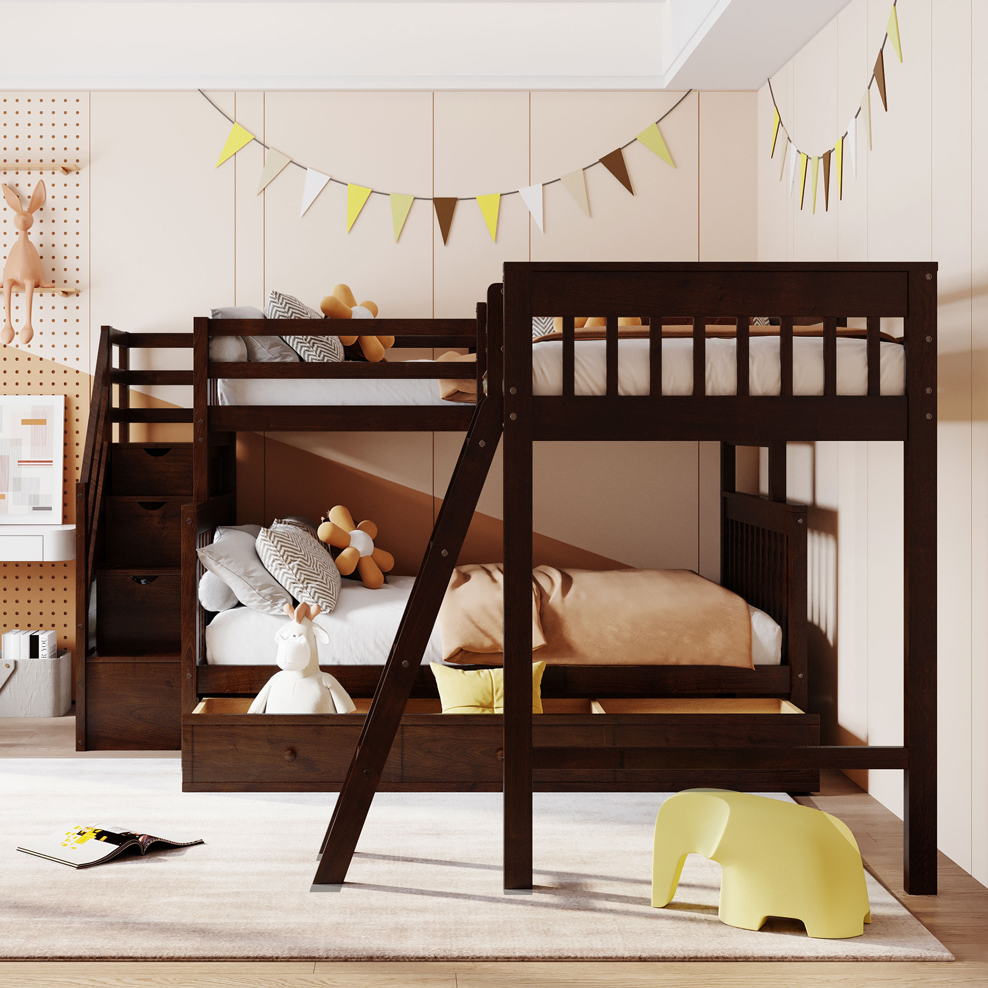 Qualler BLK00810P Bunk-Beds - View #2