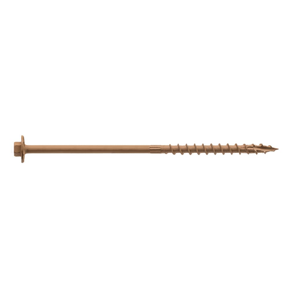 Simpson Strong-Tie 5/16-in x 6-in Double-barrier Strong-Drive SDWH  Timber-Hex Exterior Wood Screws (50-Per Box) in the Wood Screws department  at