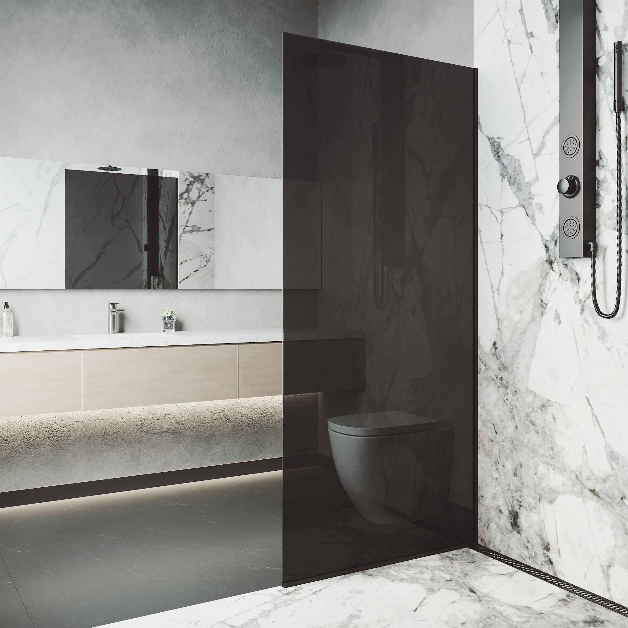VIGO VG6075MBBLK3474 Shower-Doors - View #6