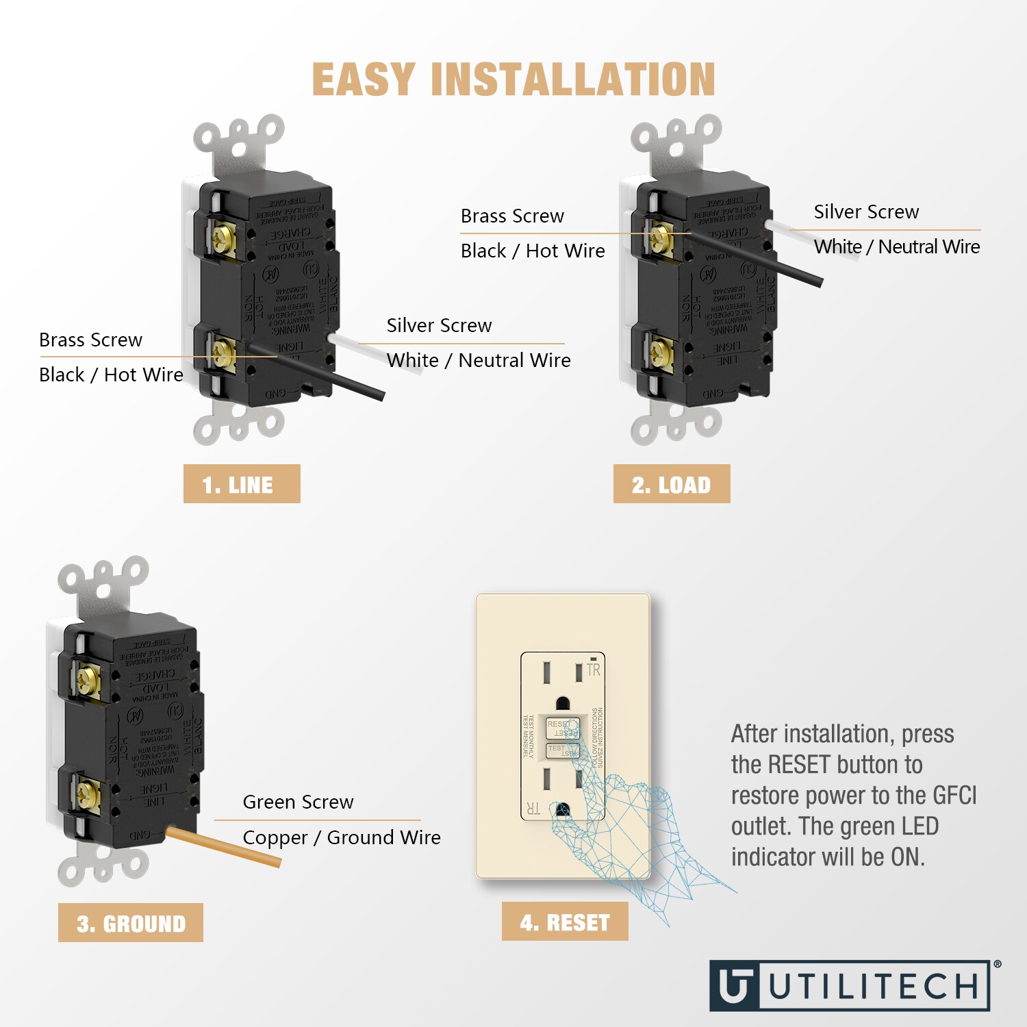 Utilitech G1915T-LA6 receptacles - View #6