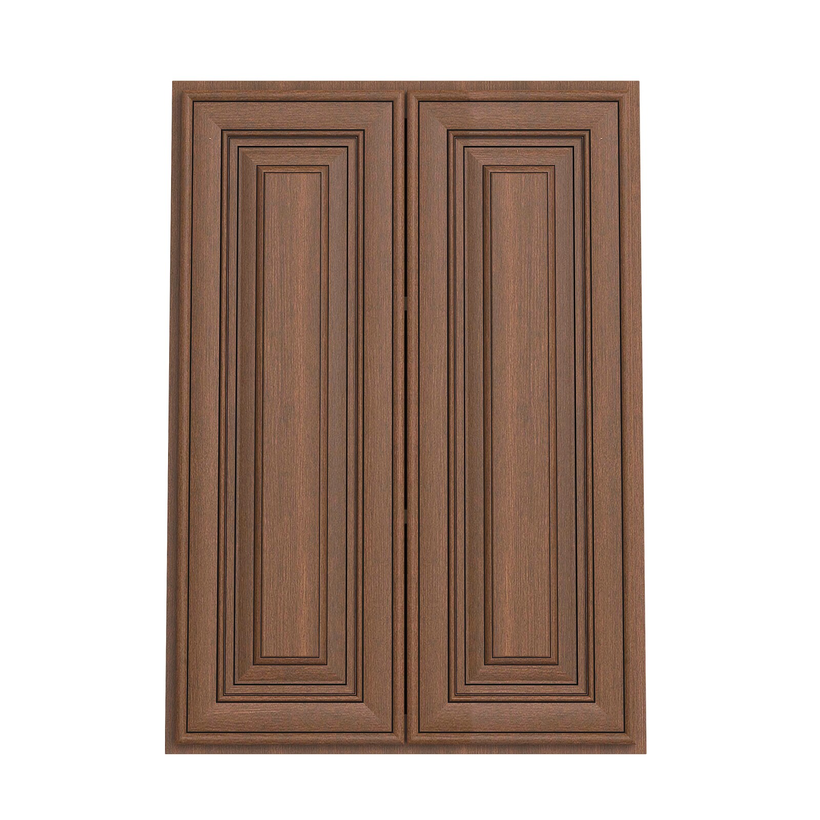 HomLux 21-in W x 36-in H x 12-in D Cameo Scotch Wall Ready to Assemble (RTA) Plywood Cabinet Raised Panel Square