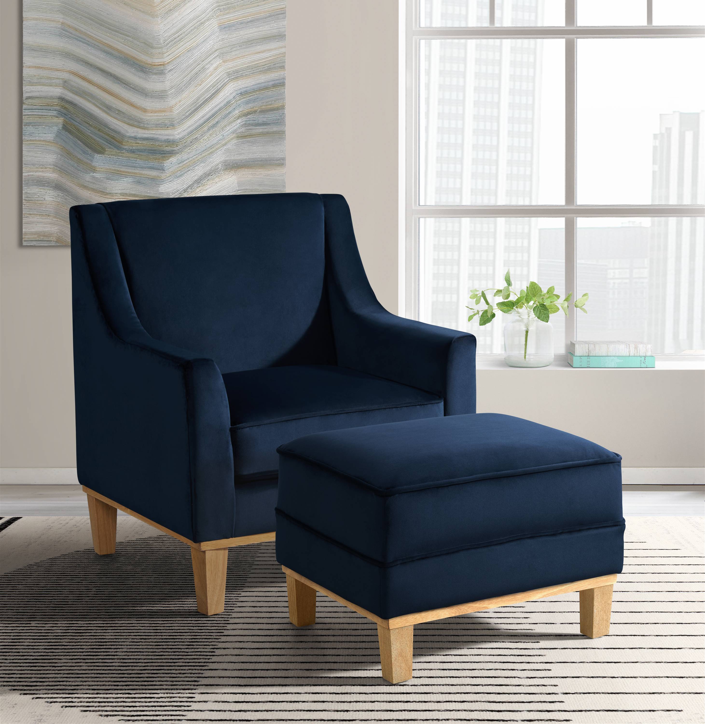 Picket House Furnishings U.15130.1818.000E Indoor-Ottomans - View #4