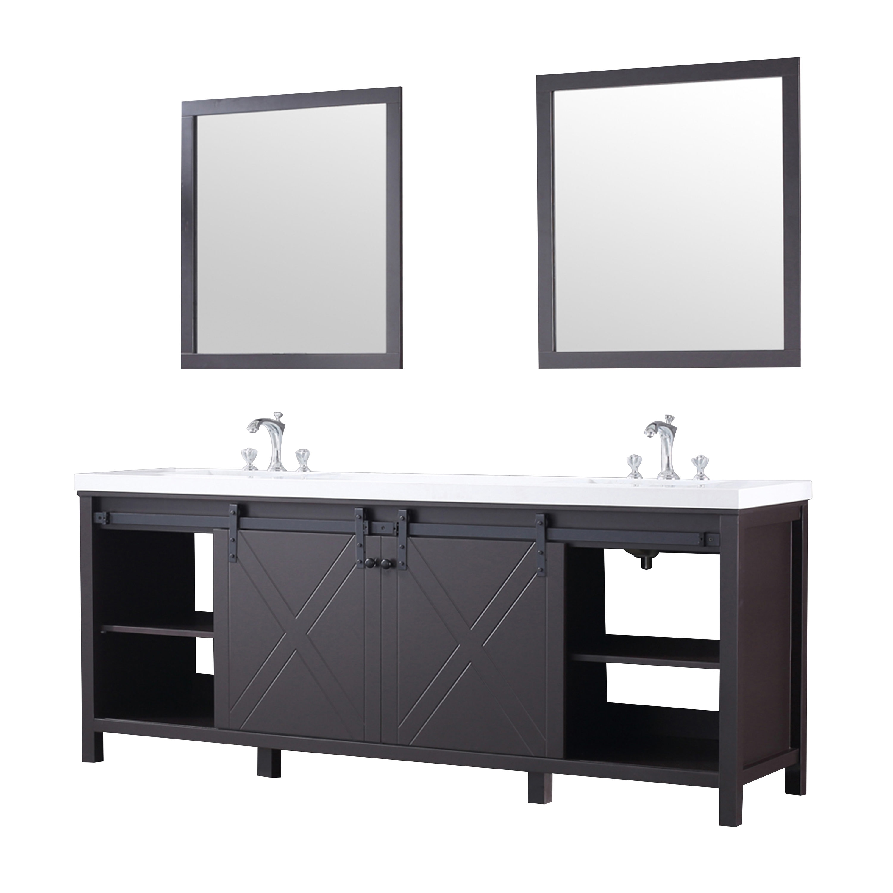 Lexora LM342284DCCSM34F Bath-Vanity-Combo - View #10